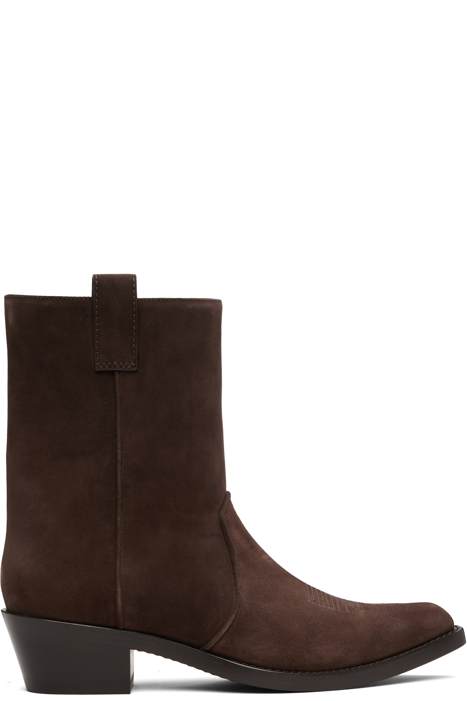 KHAITE - Brown Clive Ankle Boots