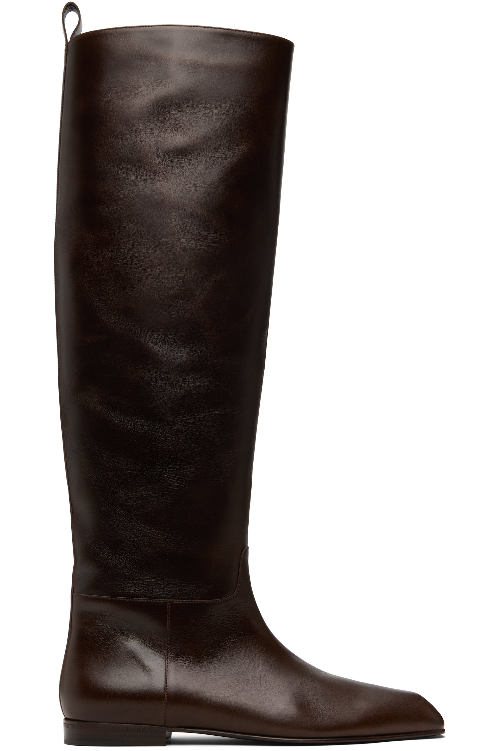 KHAITE - Brown Colt Knee-High Boots