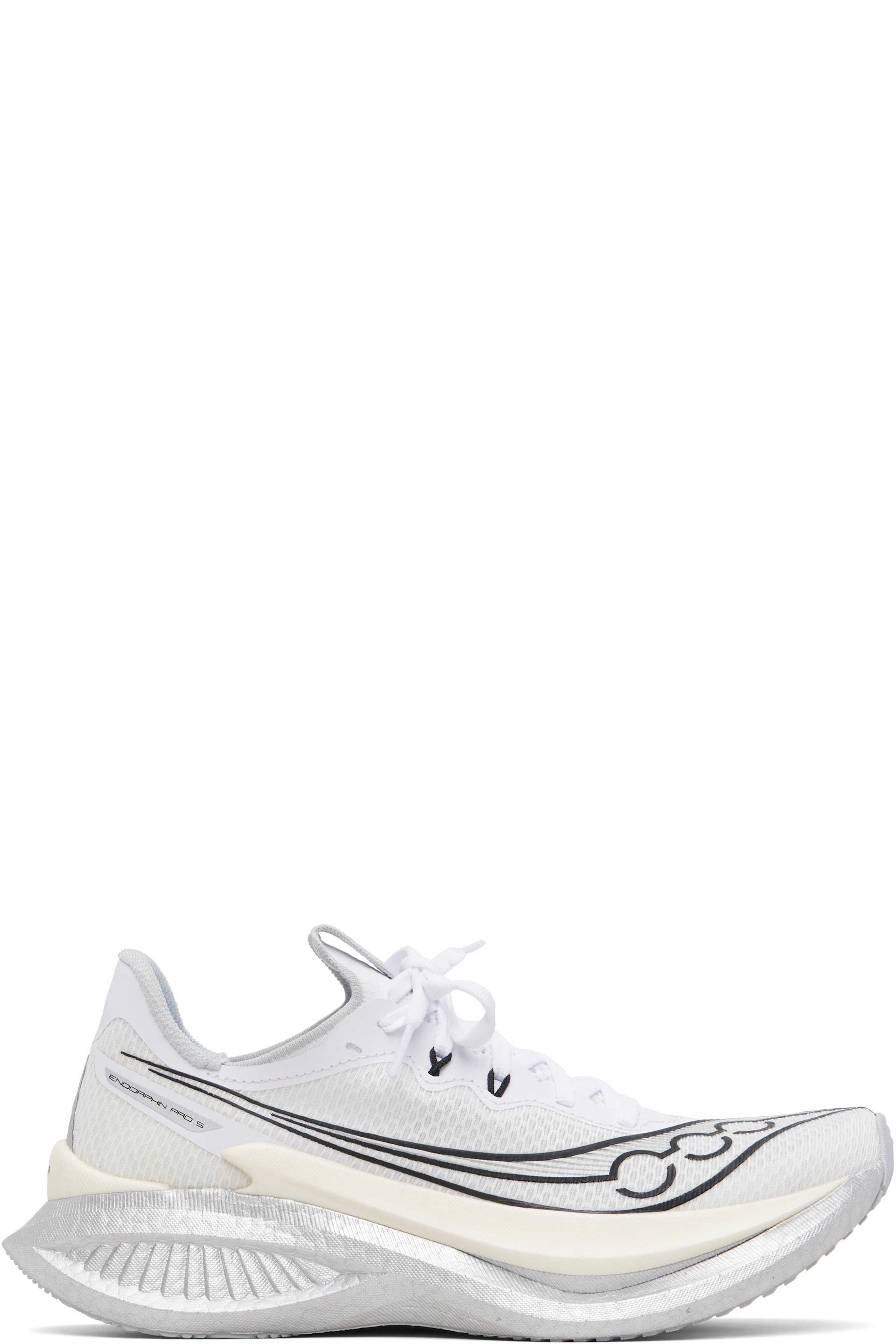 Saucony - White Endorphin Pro 5 Sneakers