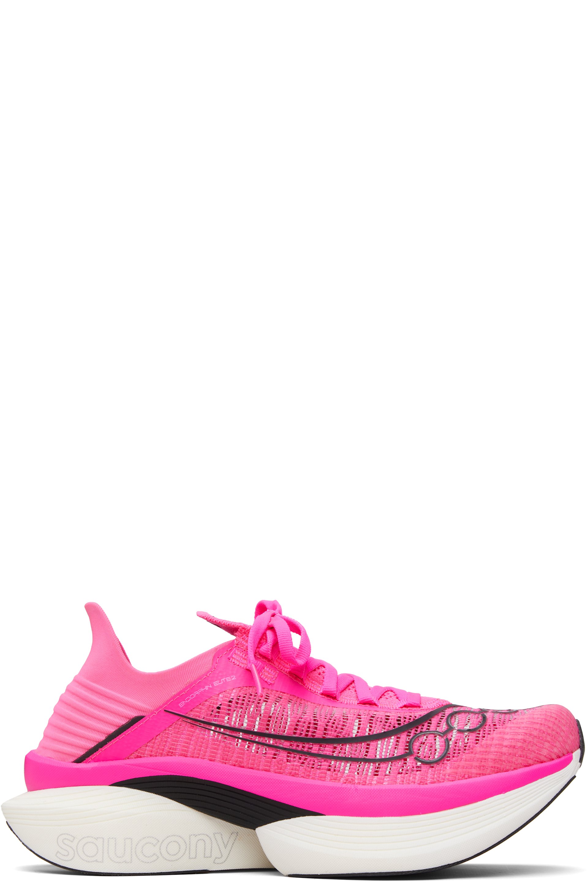 Saucony - Pink Endorphin Elite 2 Sneakers