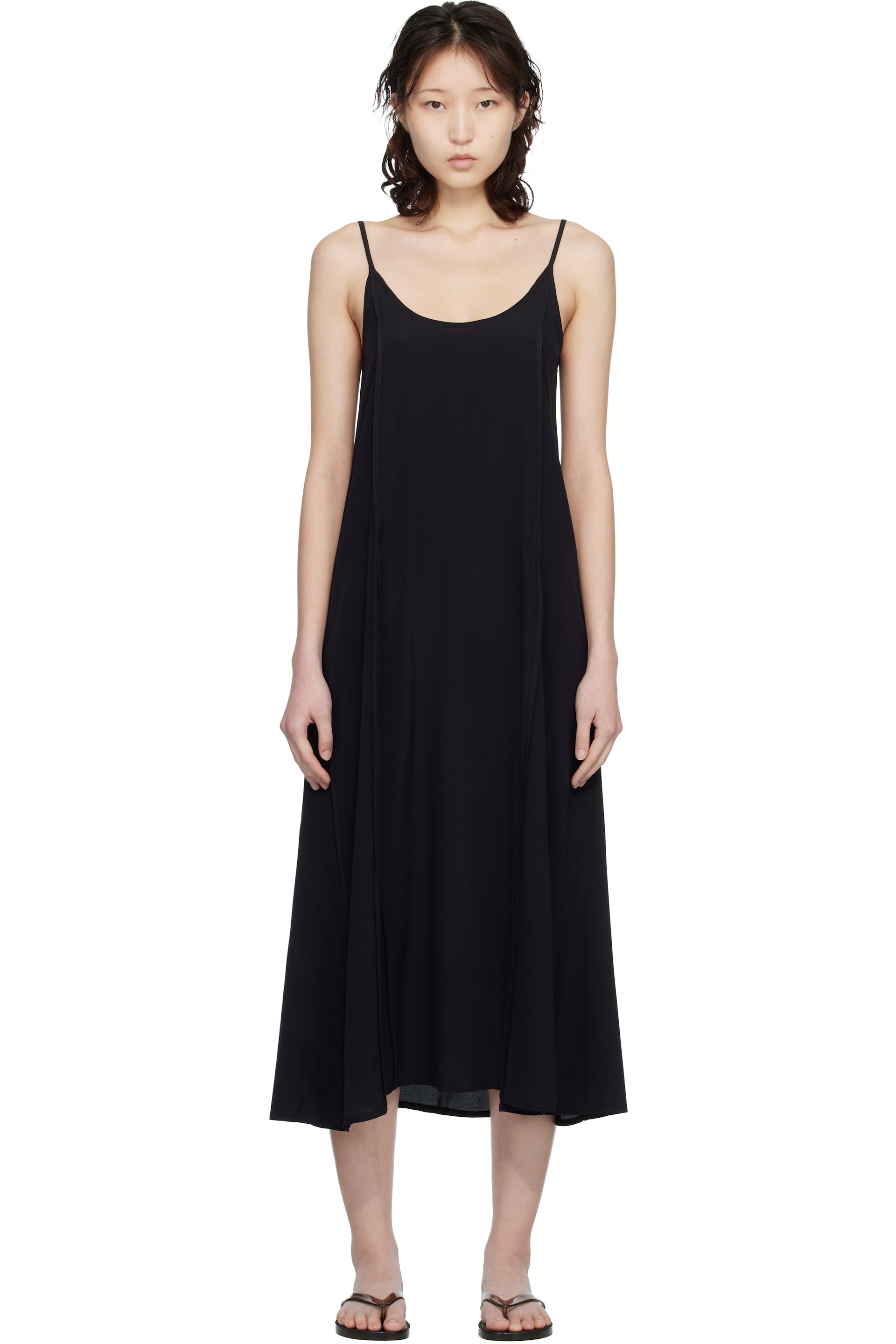 Baserange - Robe longue Ade noire
