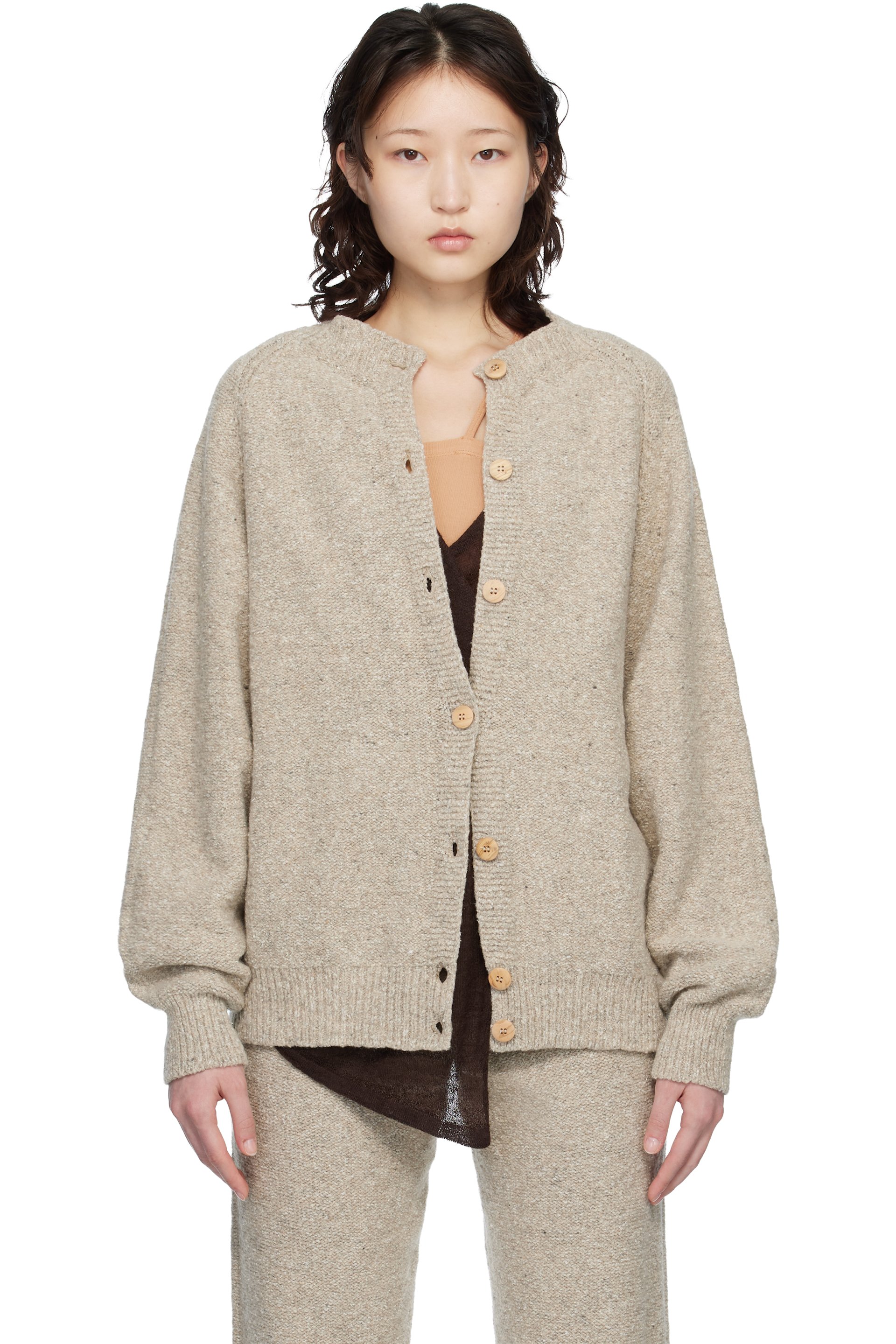 Baserange - Cardigan Soar taupe