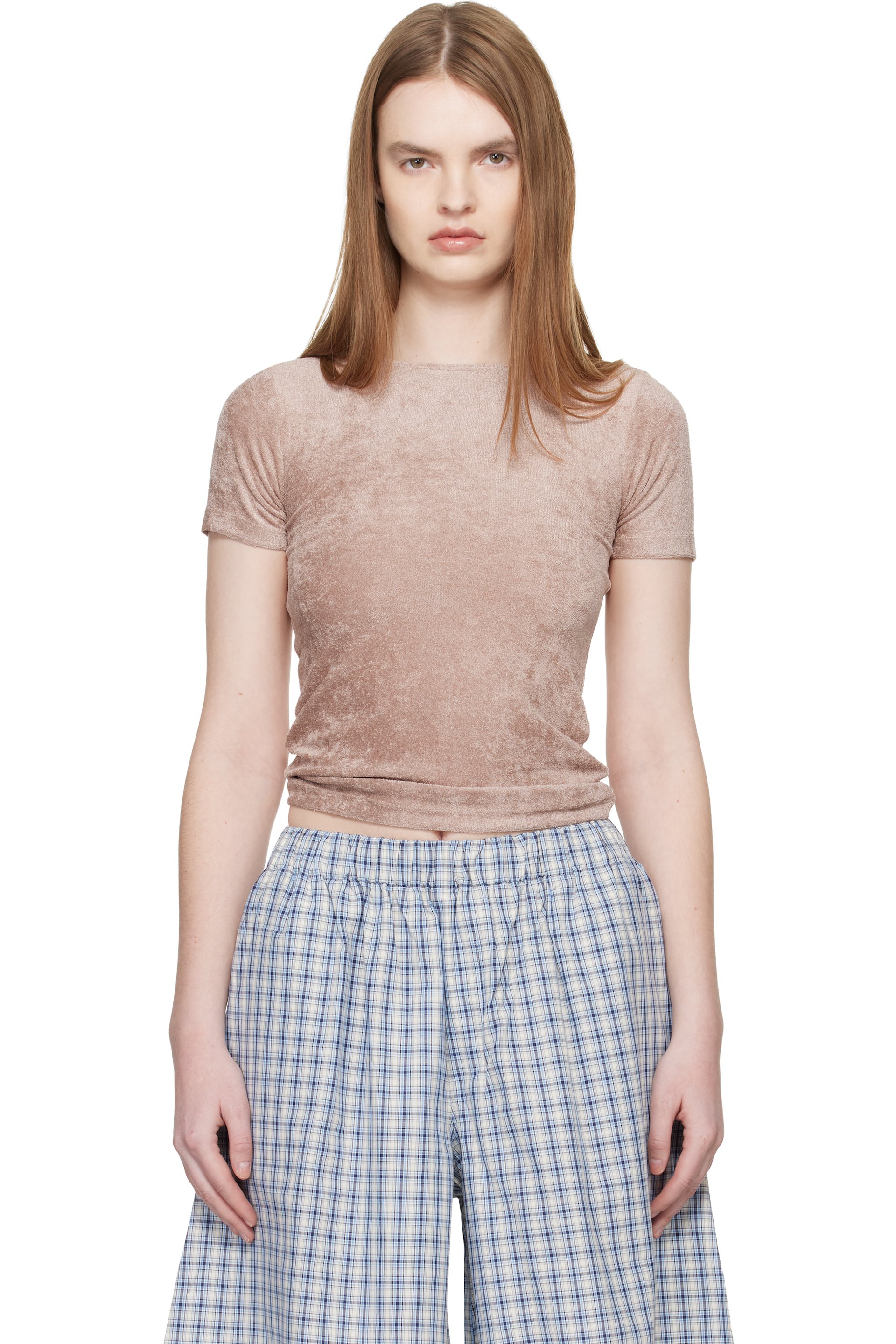Baserange - T-shirt Omo brun