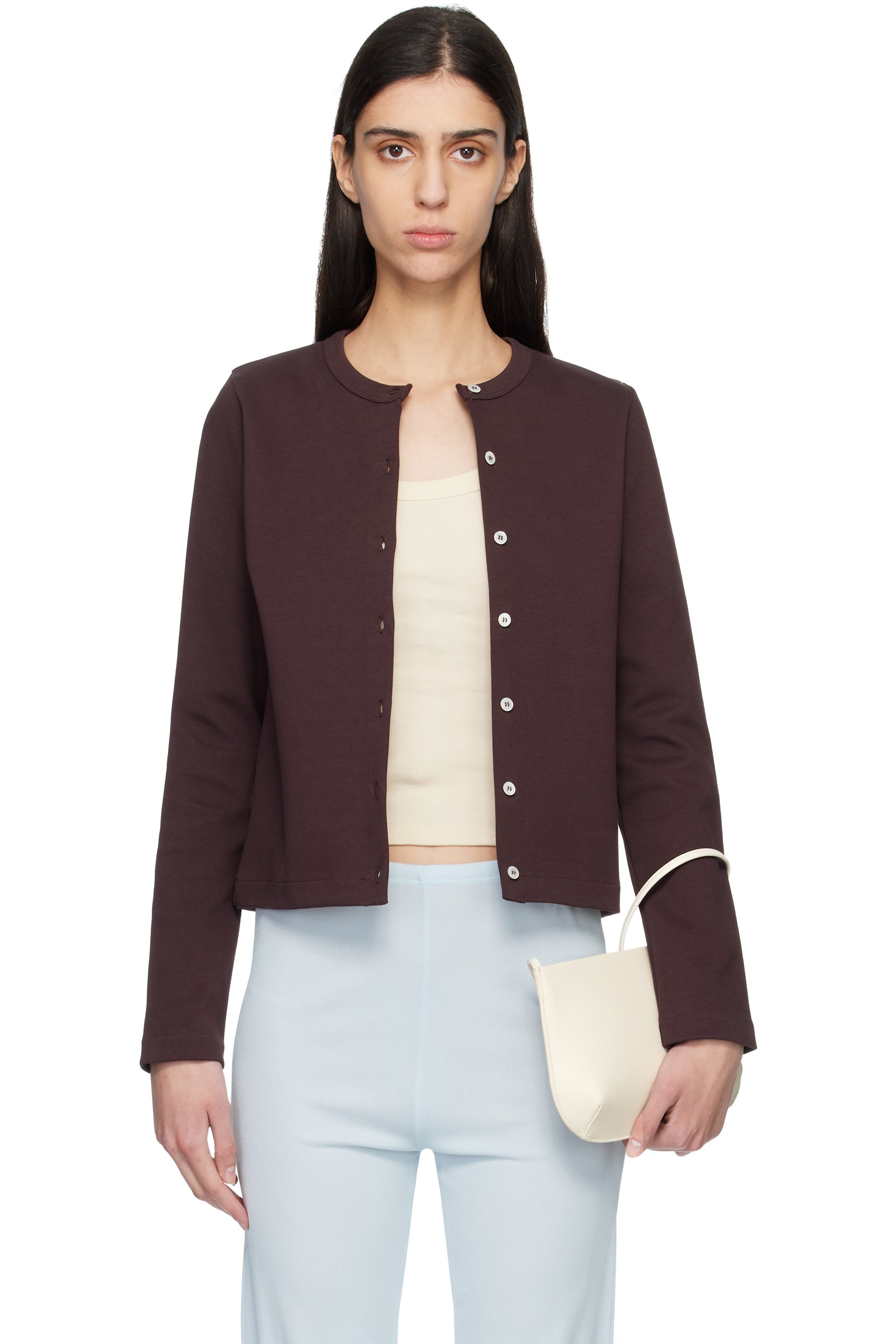 FLORE FLORE - Cardigan Poppy brun