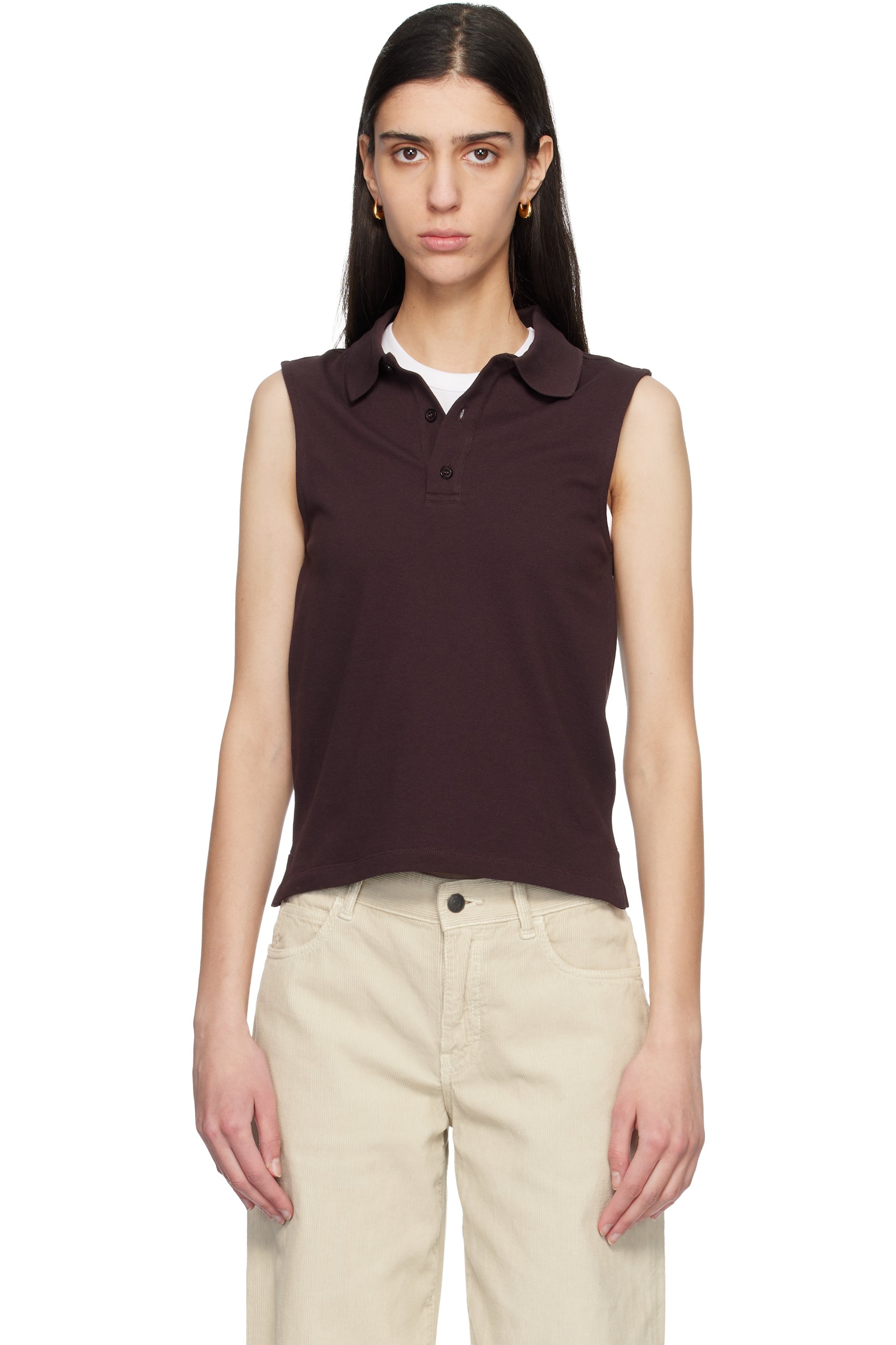 FLORE FLORE - Polo Lauren brun