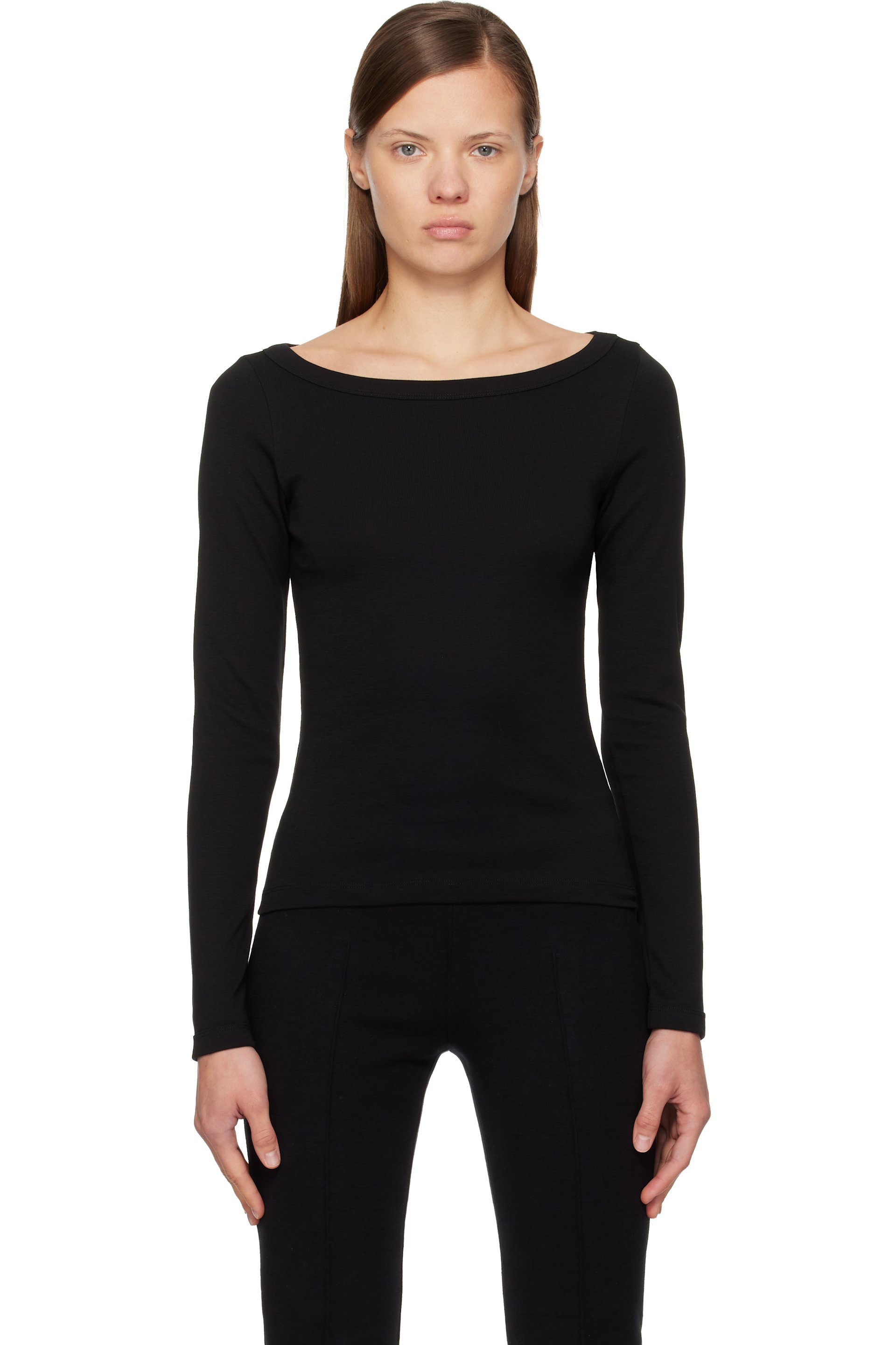 FLORE FLORE - T-shirt à manches longues Steffi noir