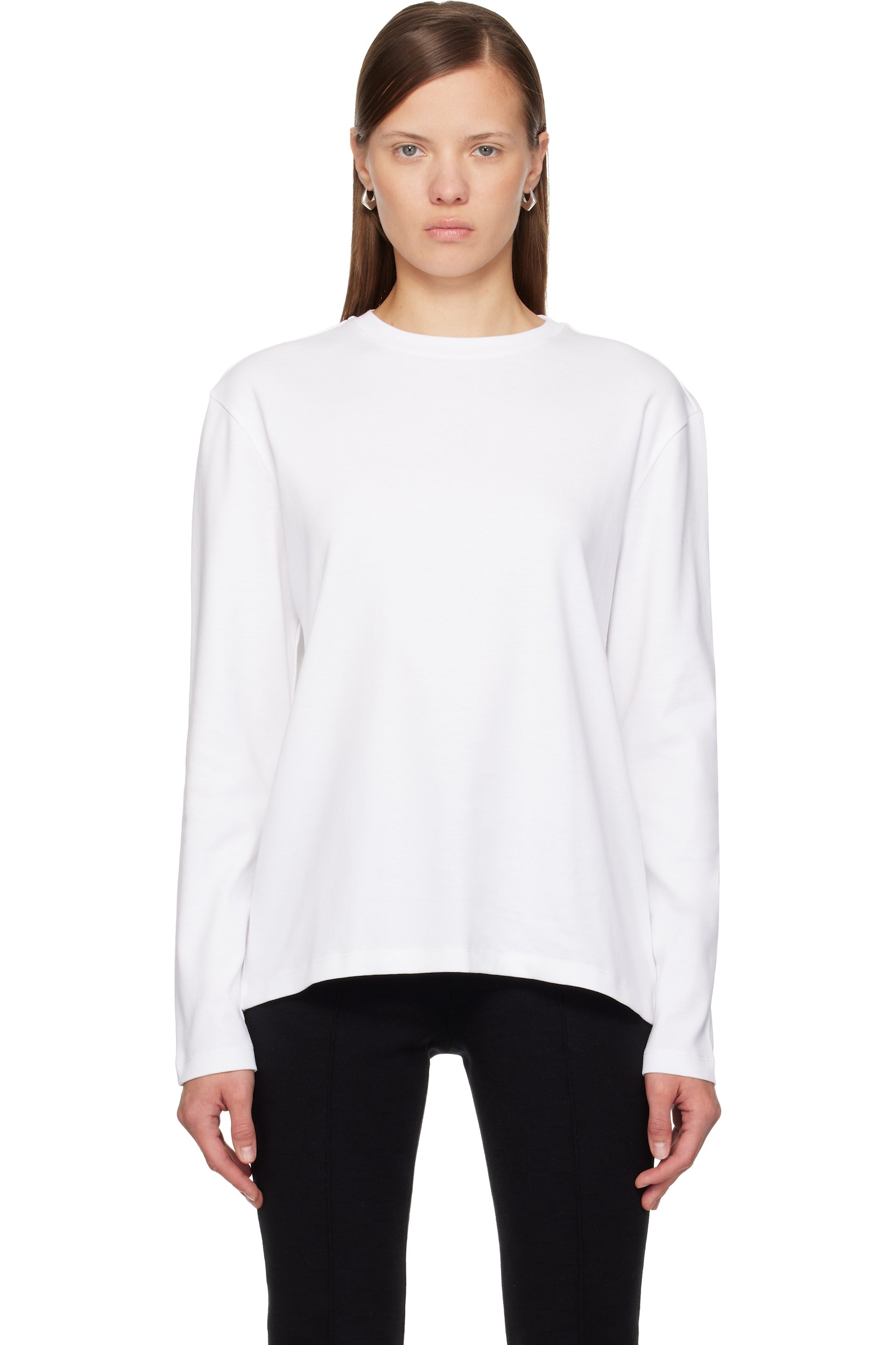 FLORE FLORE - T-shirt à manches longues Maggie blanc
