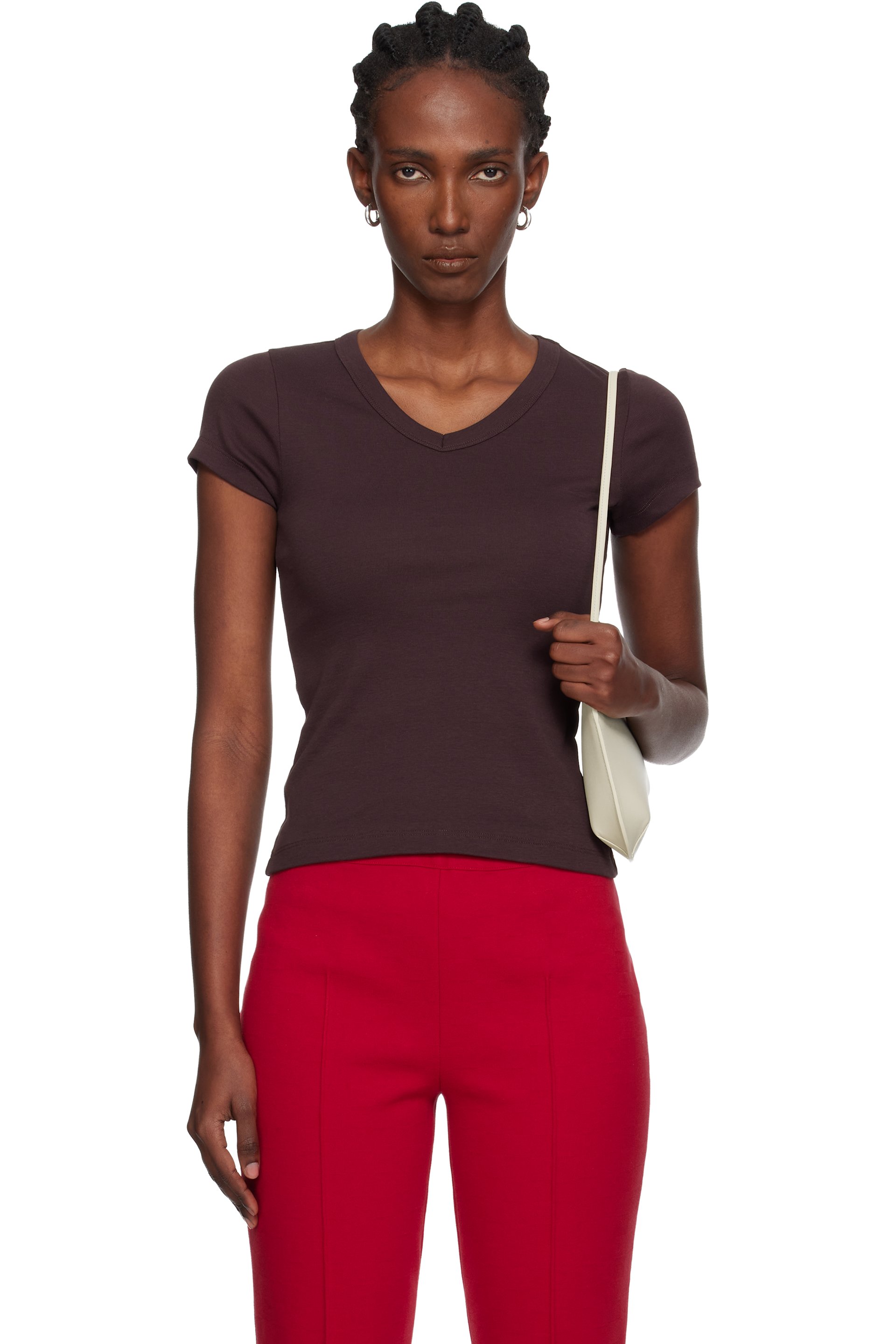 FLORE FLORE - Micro t-shirt Jill brun