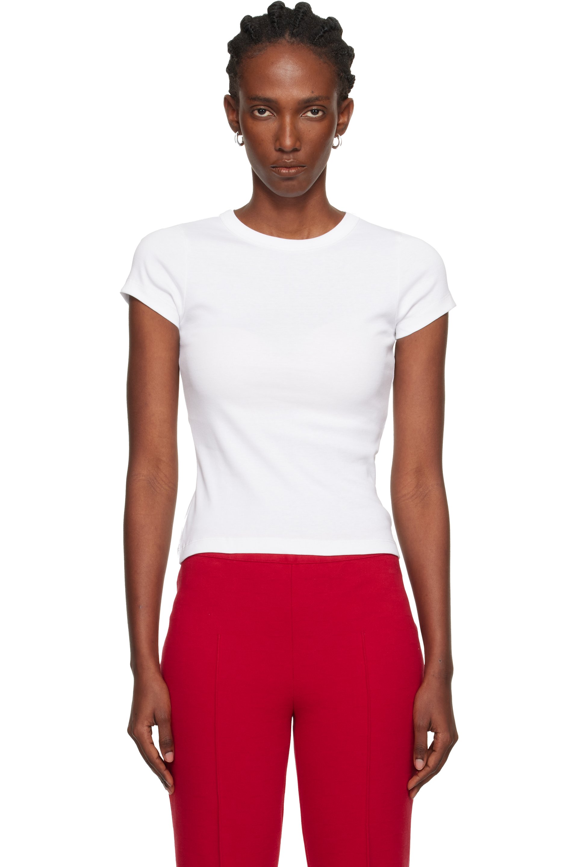 FLORE FLORE - Micro t-shirt Car blanc