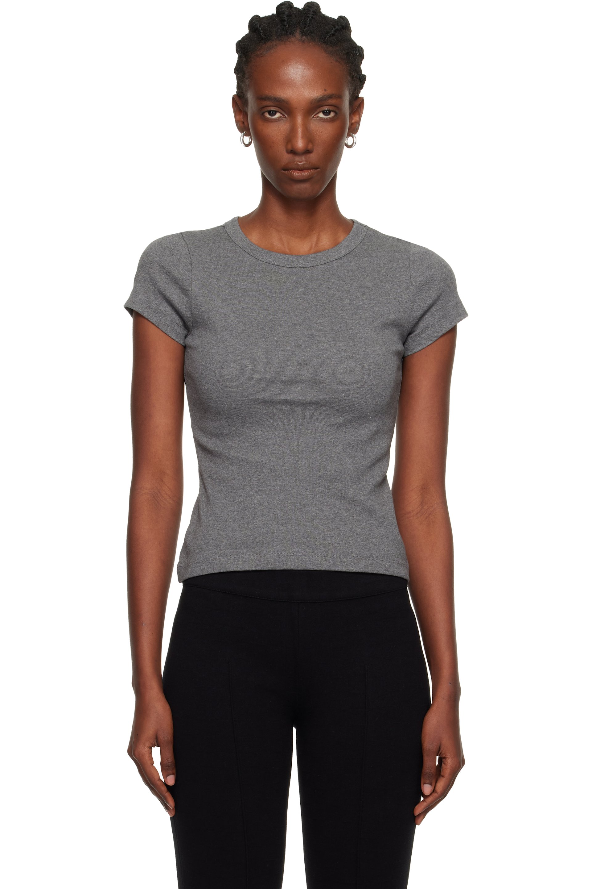 FLORE FLORE - Micro t-shirt Car gris