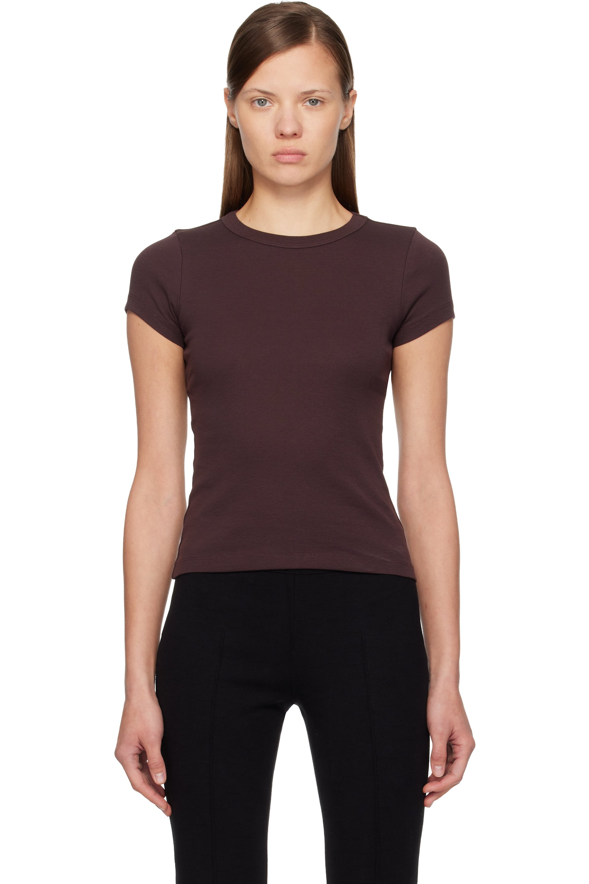 FLORE FLORE - Micro t-shirt Car brun