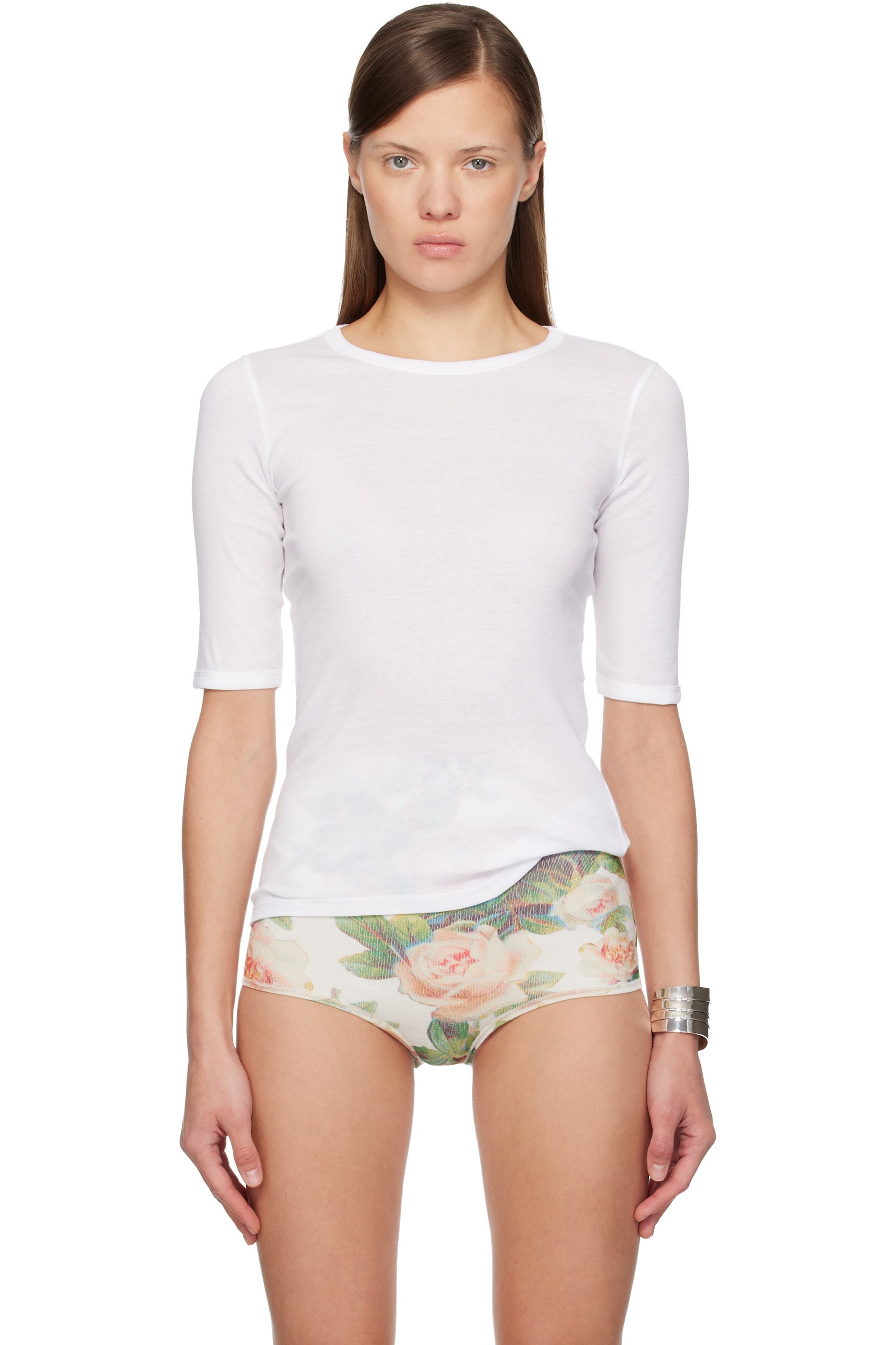 FLORE FLORE - T-shirt Anna blanc