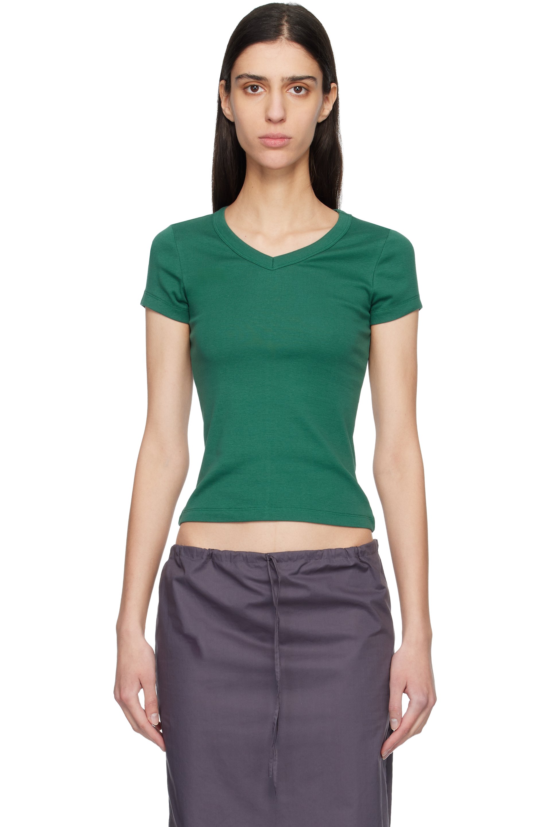 FLORE FLORE - Micro t-shirt Jill vert