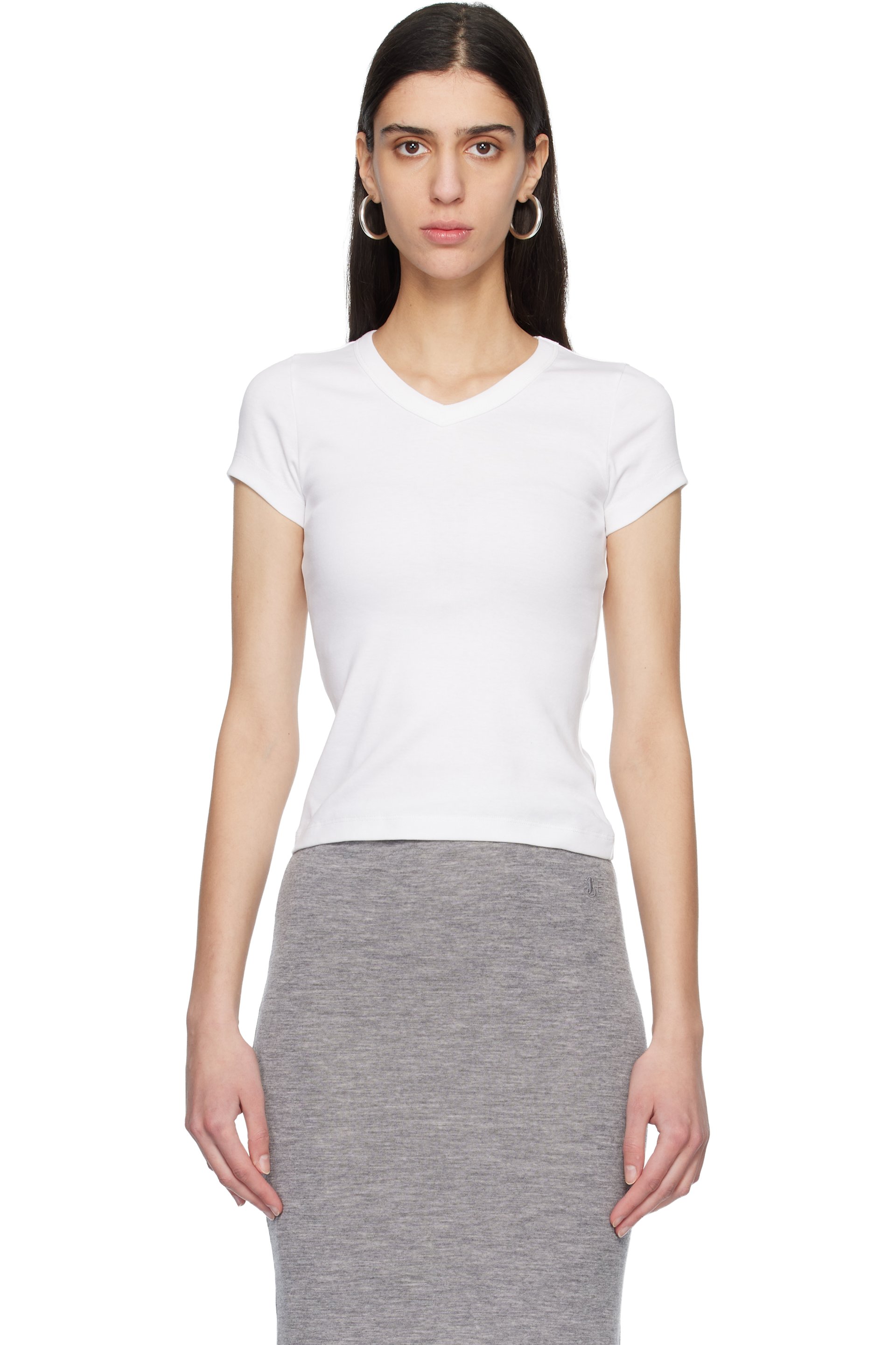 FLORE FLORE - Micro t-shirt Jill blanc