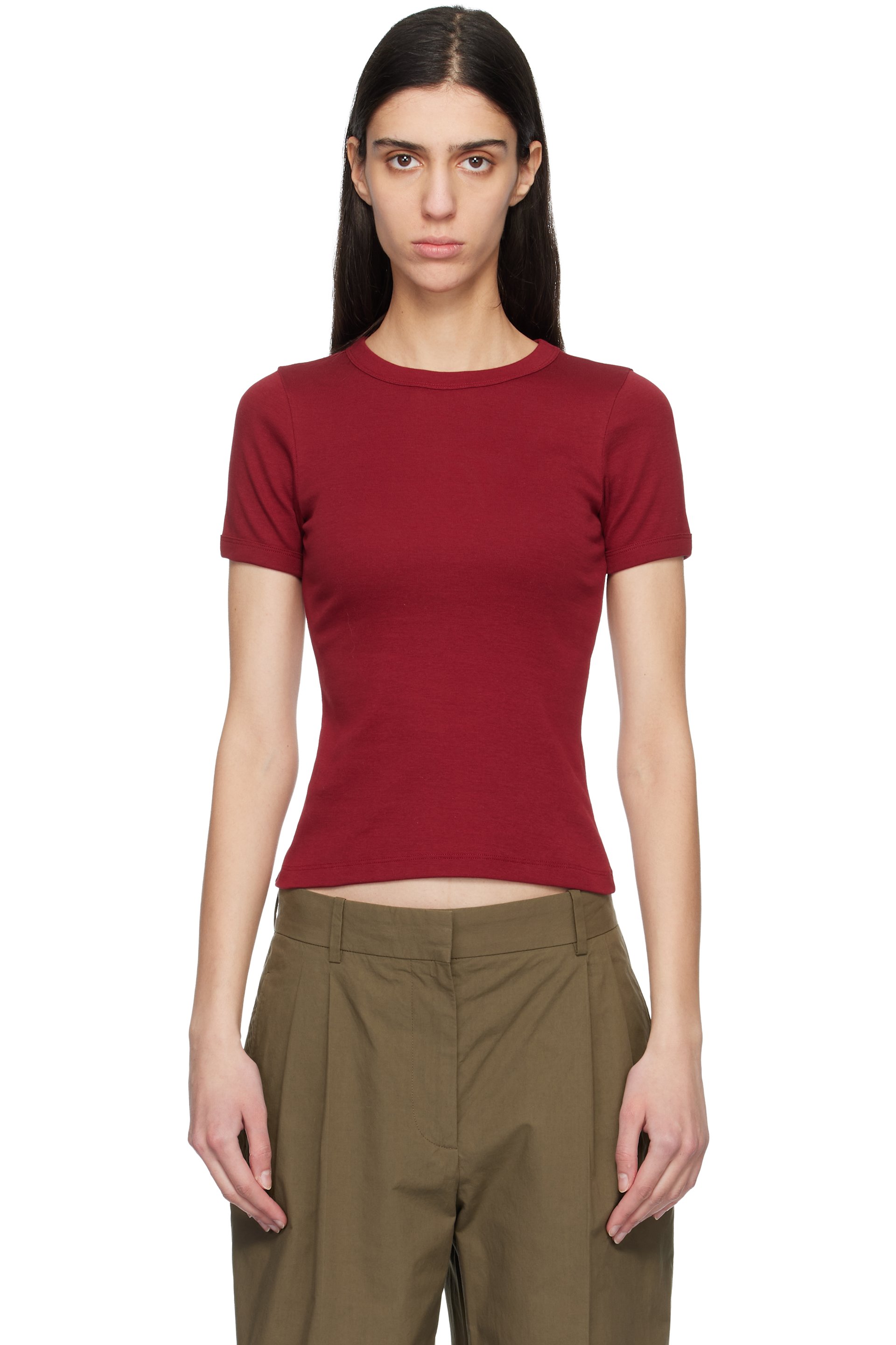 FLORE FLORE - T-shirt Car rouge