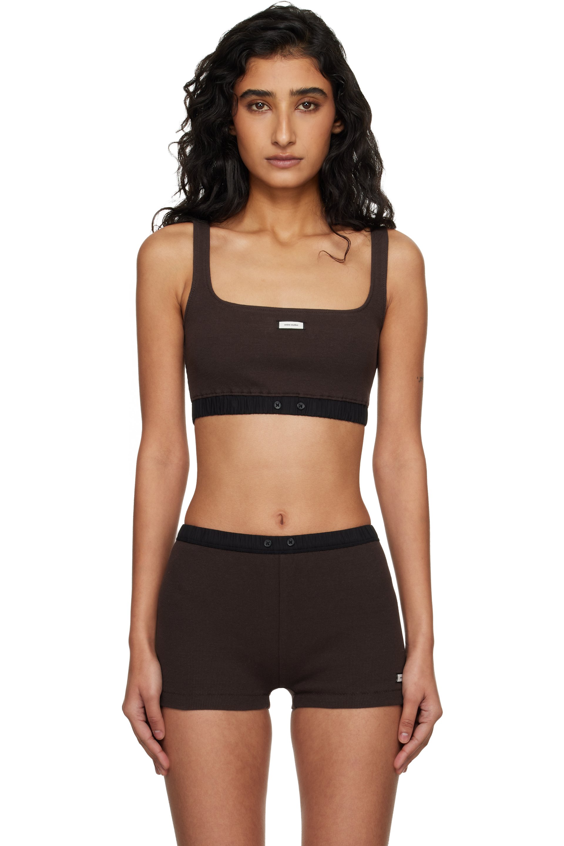 Entire Studios - Soutien-gorge de détente brun