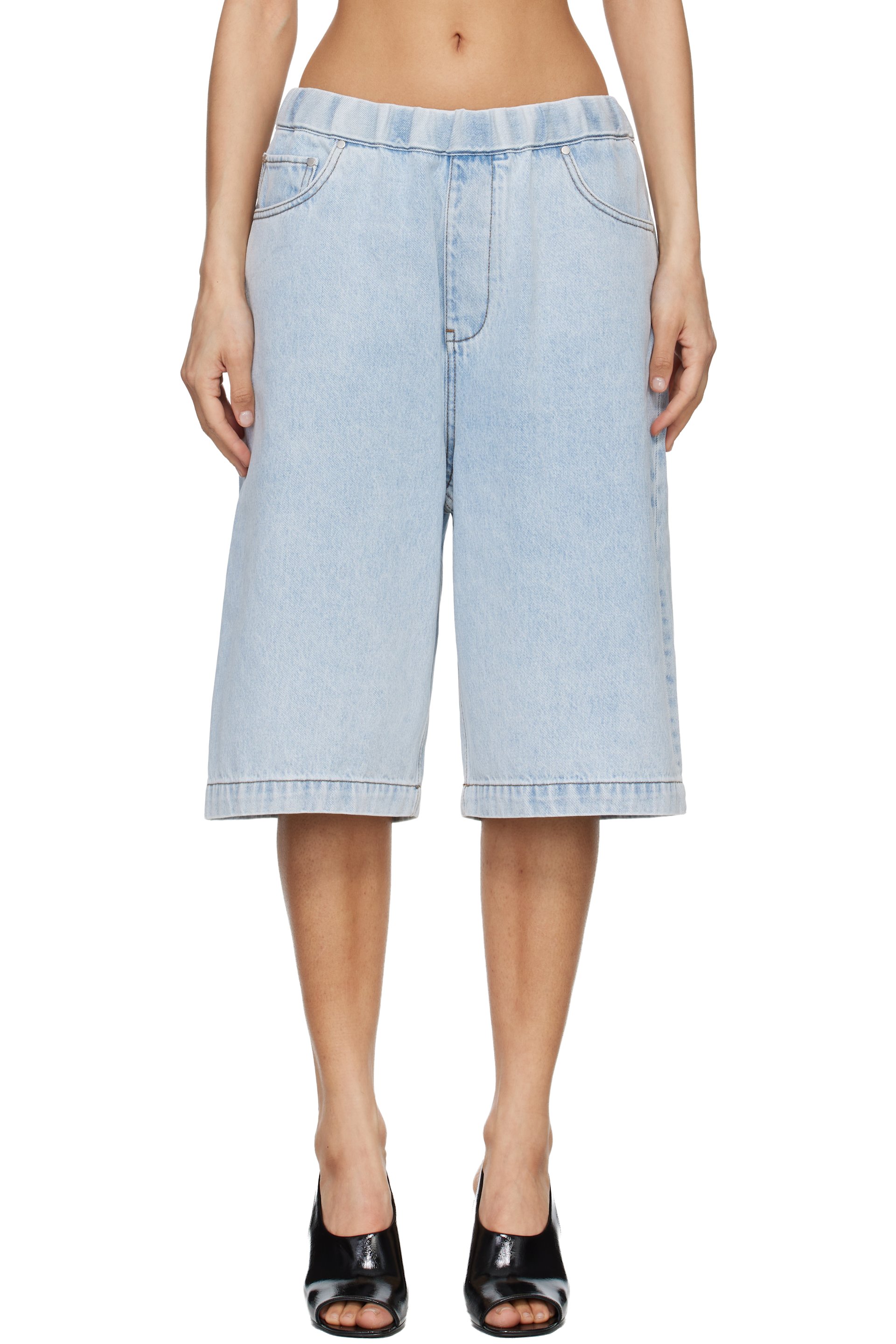 Entire Studios - Blue Spar Denim Shorts