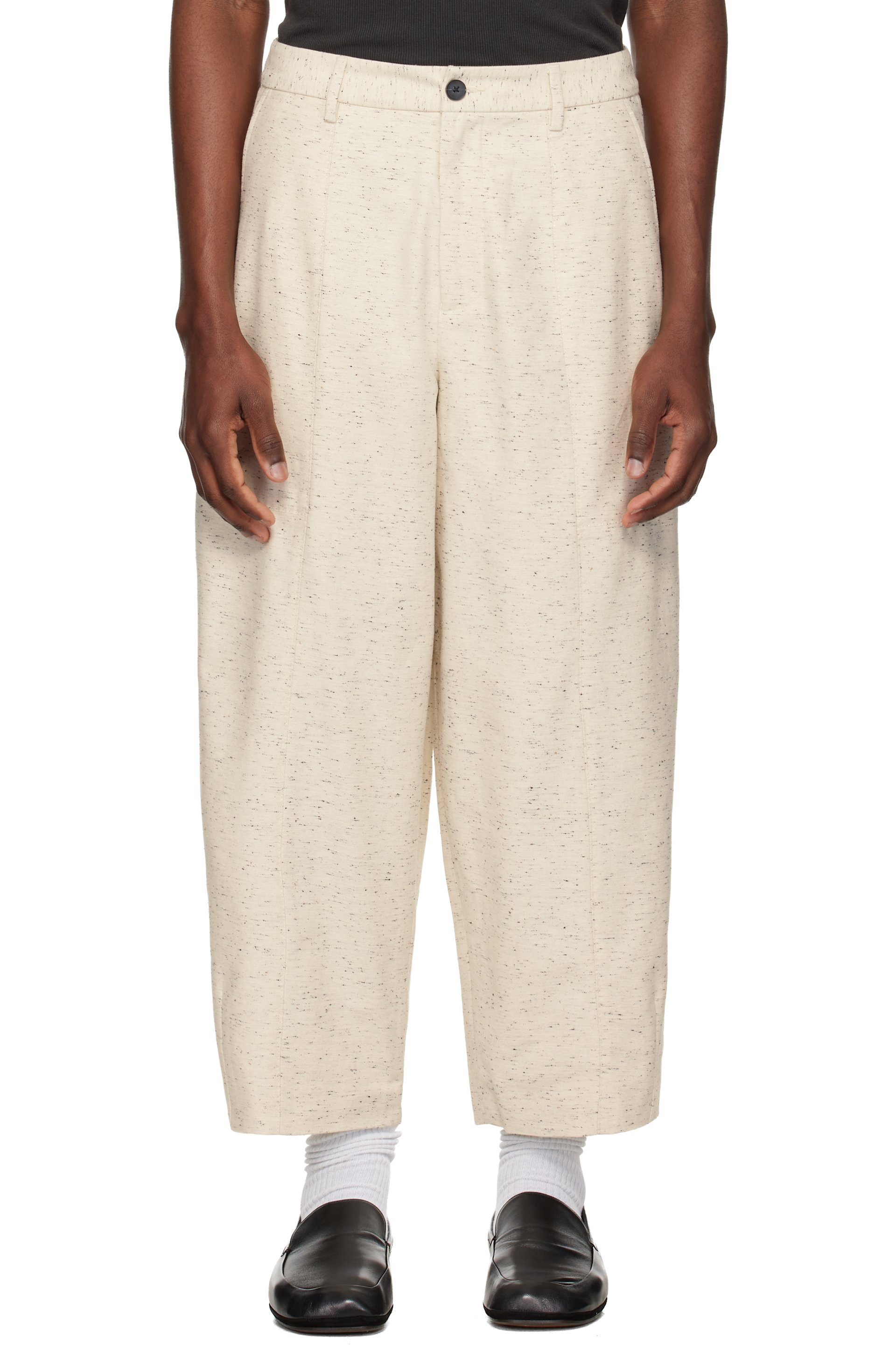 Entire Studios - Off-White Carrot Trousers