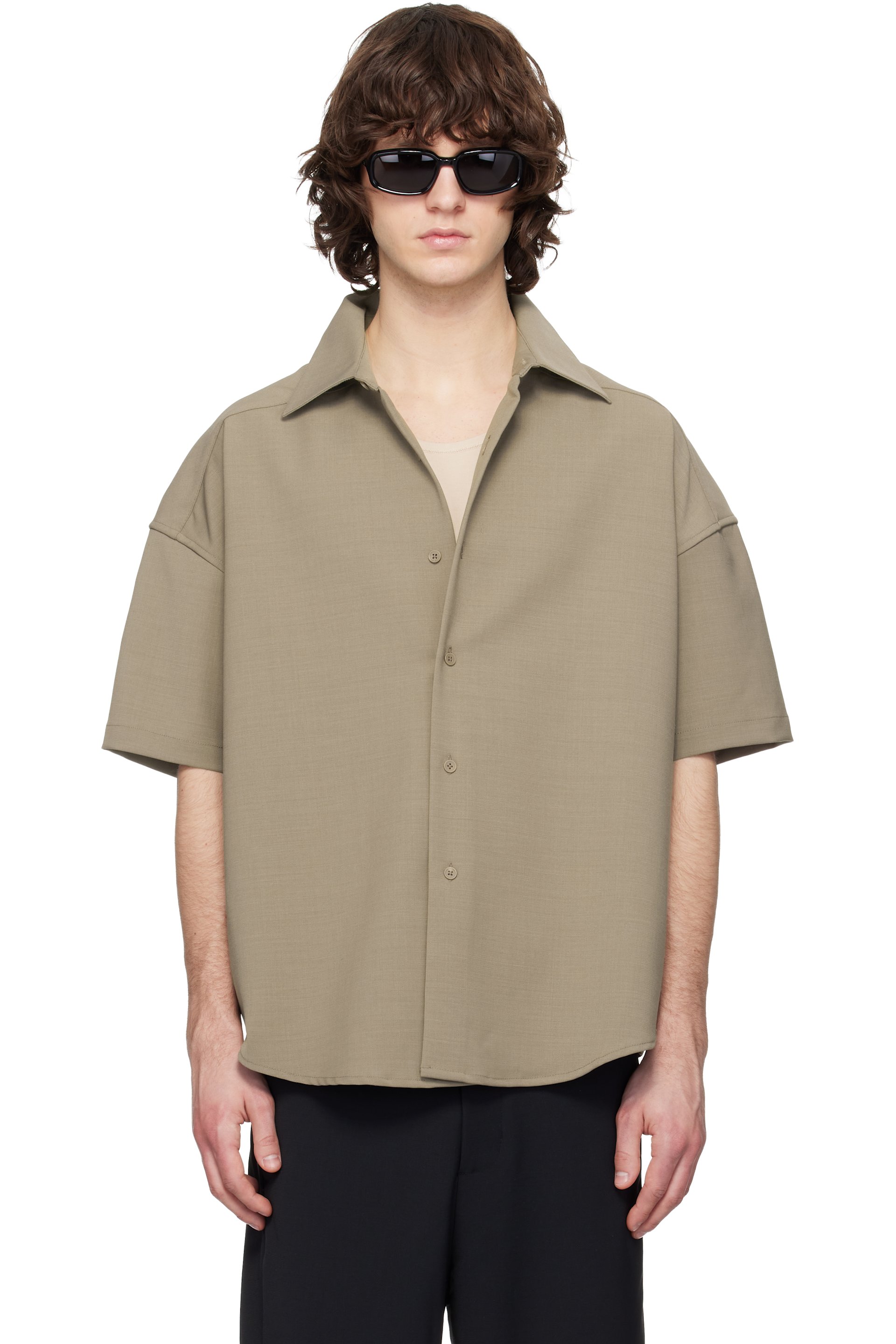 Entire Studios - Taupe Short Sleeve Shirt