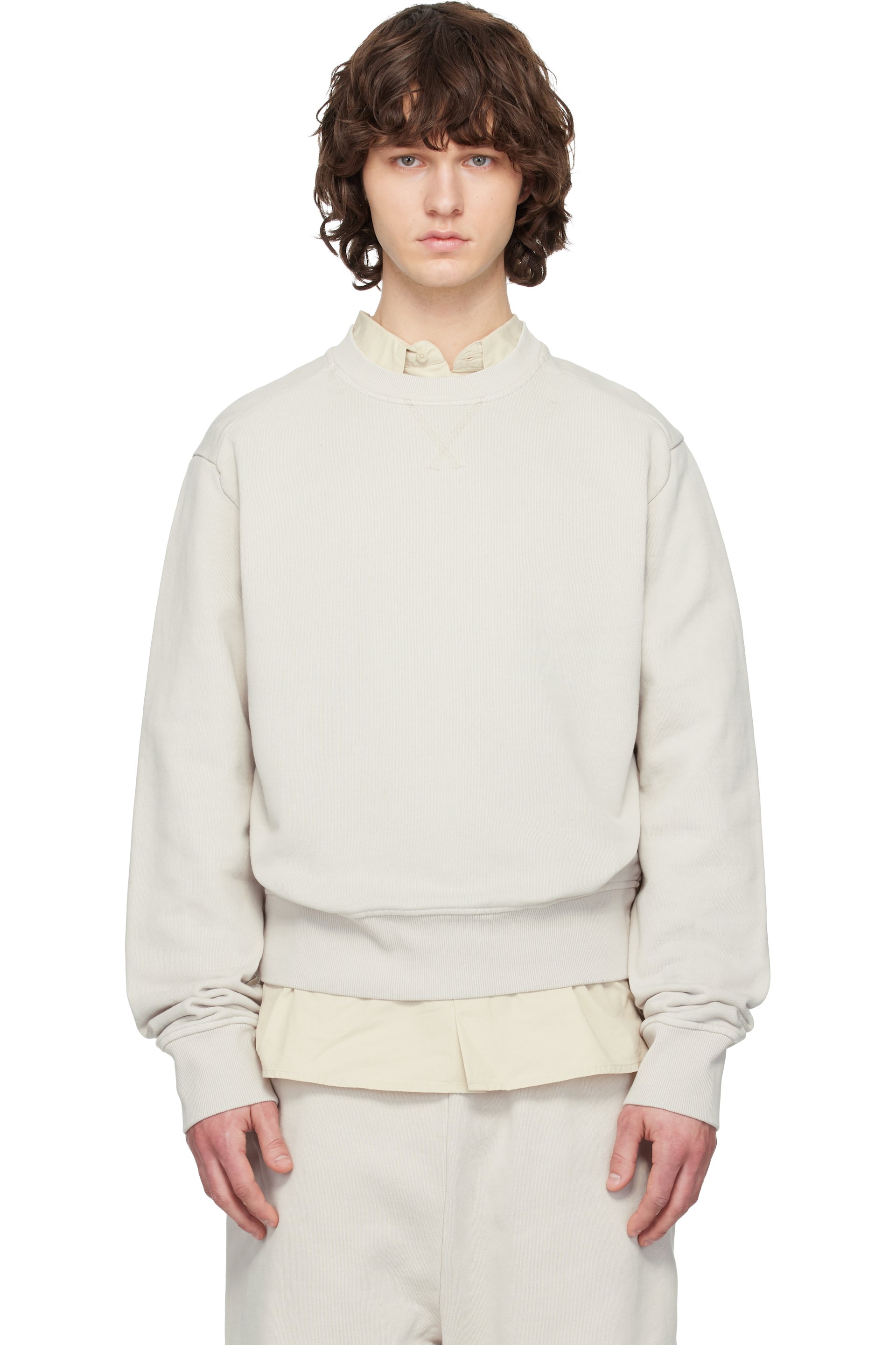Entire Studios - Off-White Pod Crew Sweatshirt