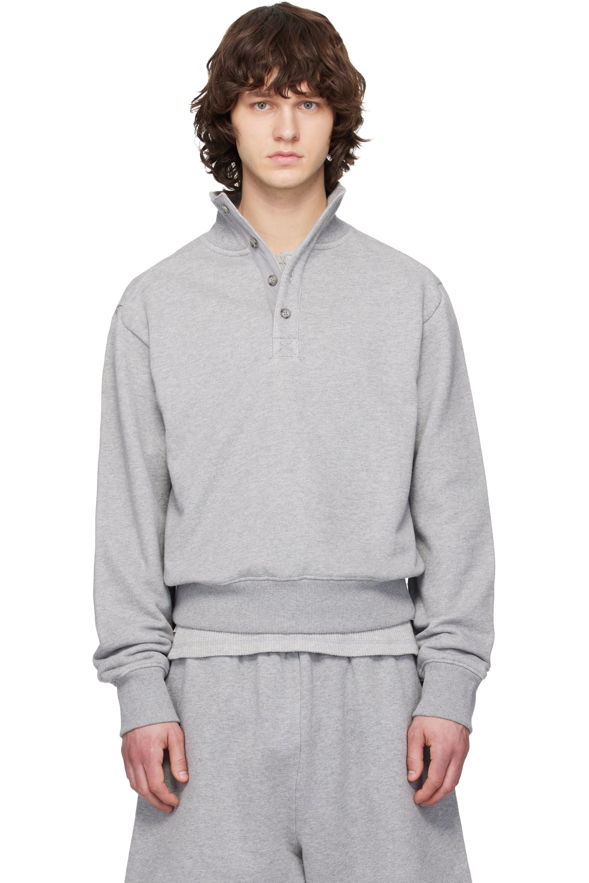 Entire Studios - Gray Port Pullover Sweatshirt