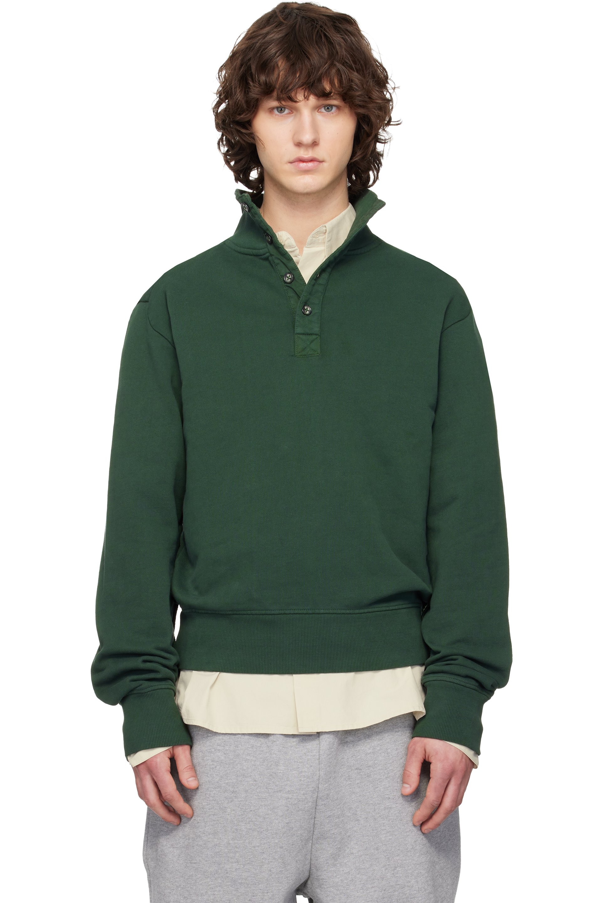 Entire Studios - Green Port Pullover Sweatshirt