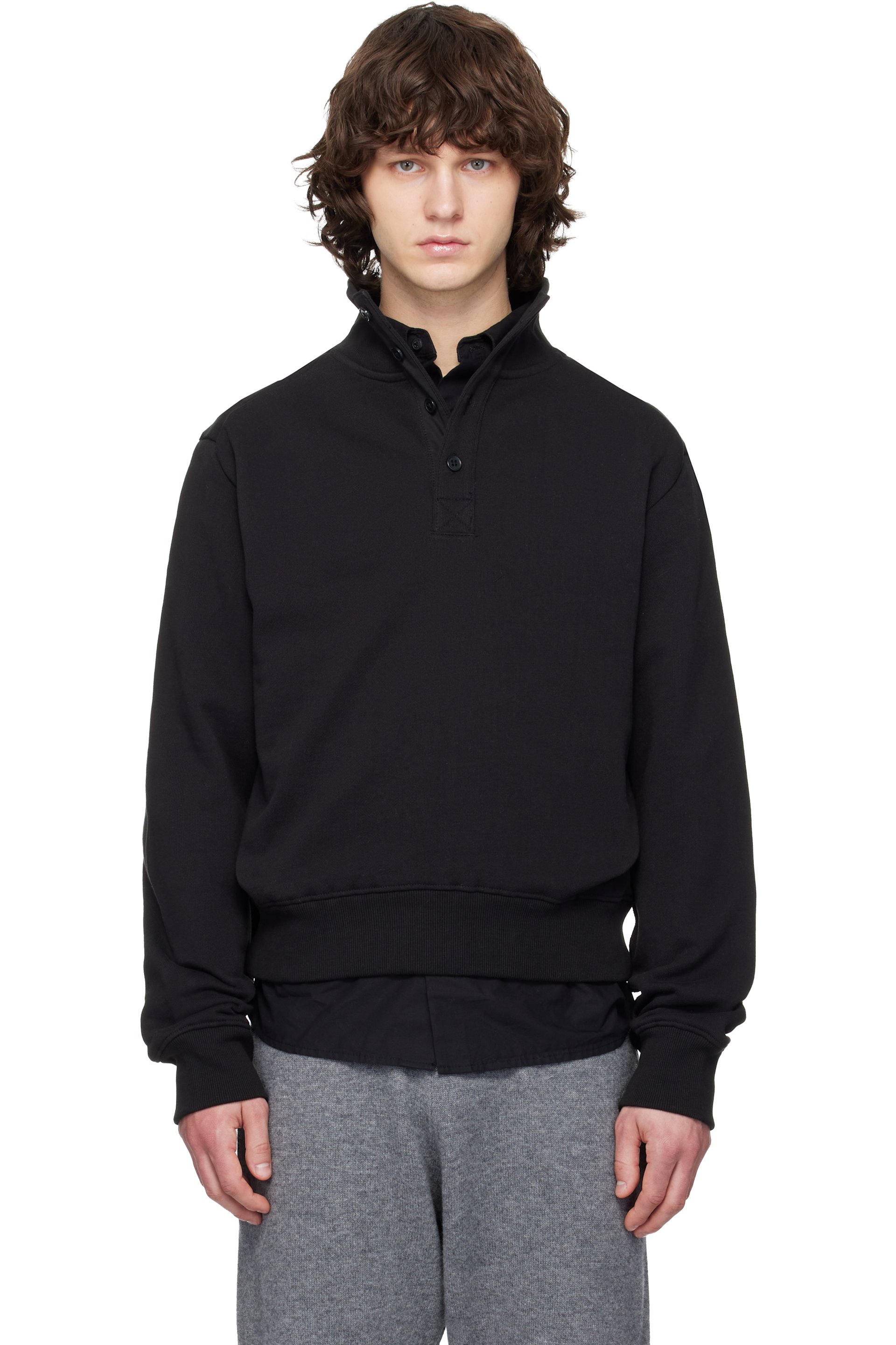 Entire Studios - Black Port Pullover Sweatshirt