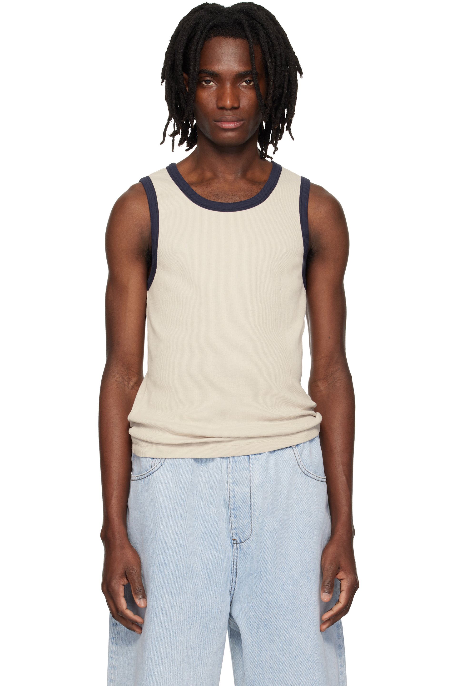 Entire Studios - Off-White Contro Tank Top