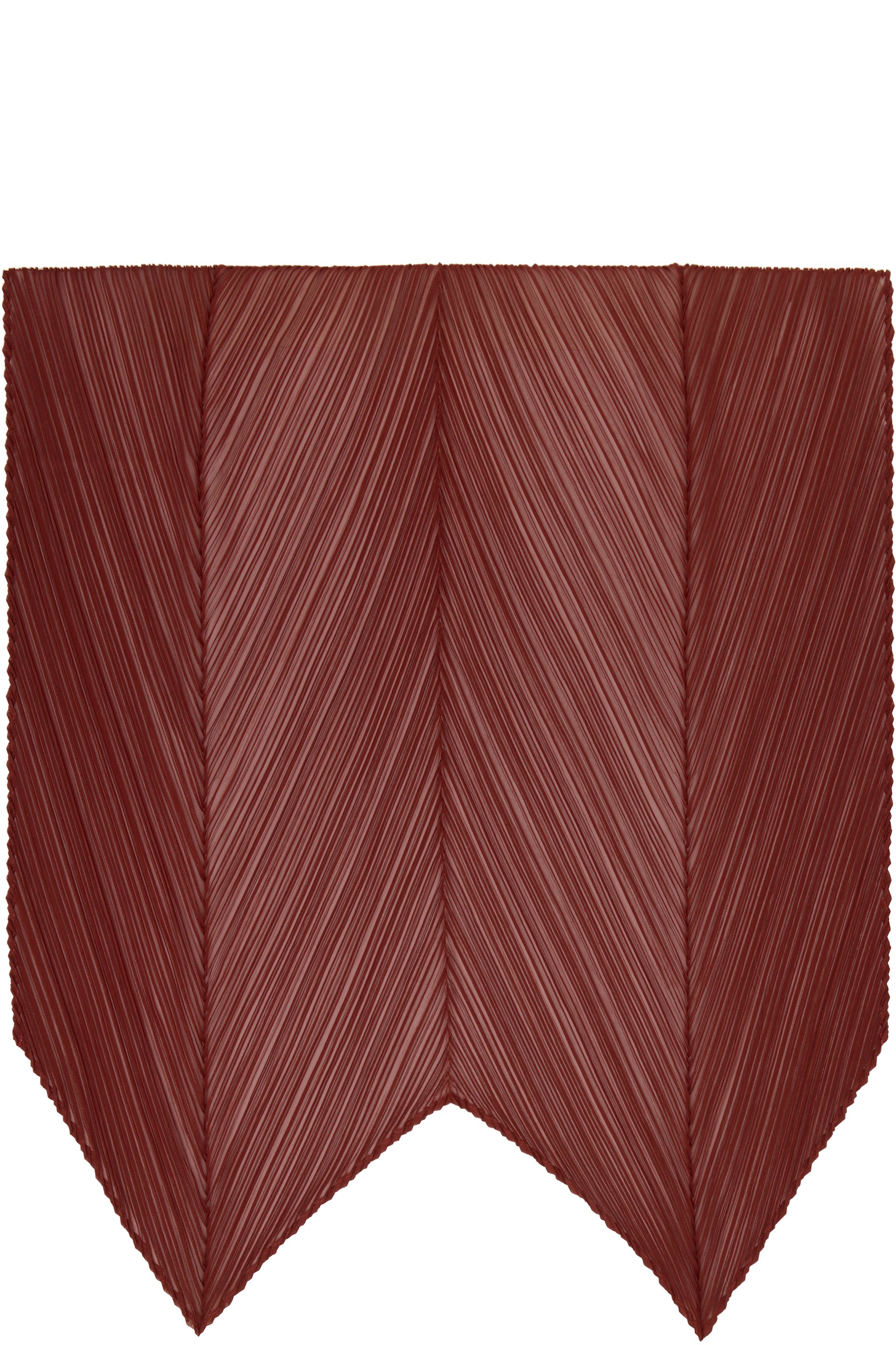 PLEATS PLEASE ISSEY MIYAKE - Écharpe Monthly Colors October bourgogne