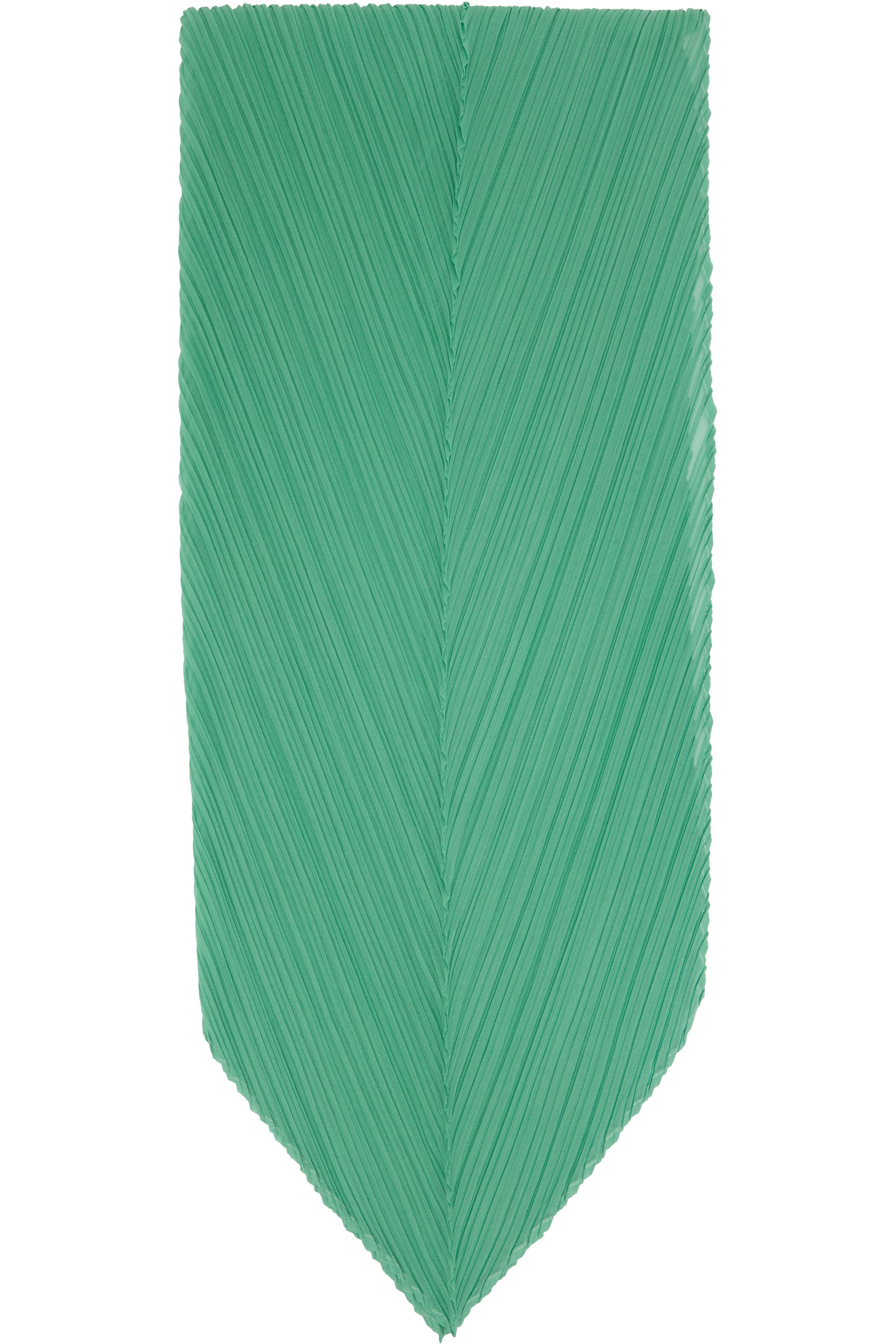 PLEATS PLEASE ISSEY MIYAKE - Écharpe March Monthly verte