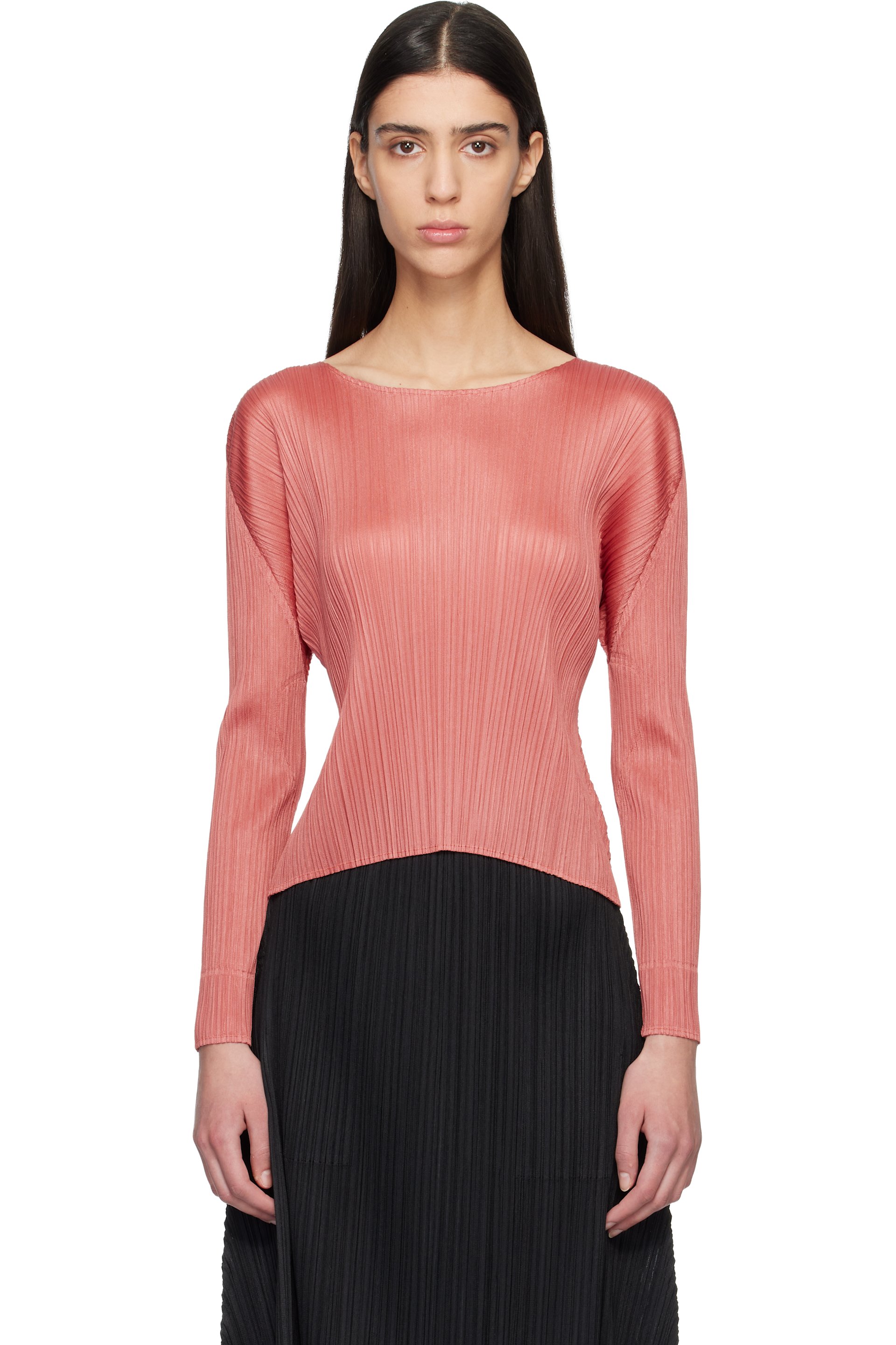 PLEATS PLEASE ISSEY MIYAKE - Haut Monthly Colors October rose