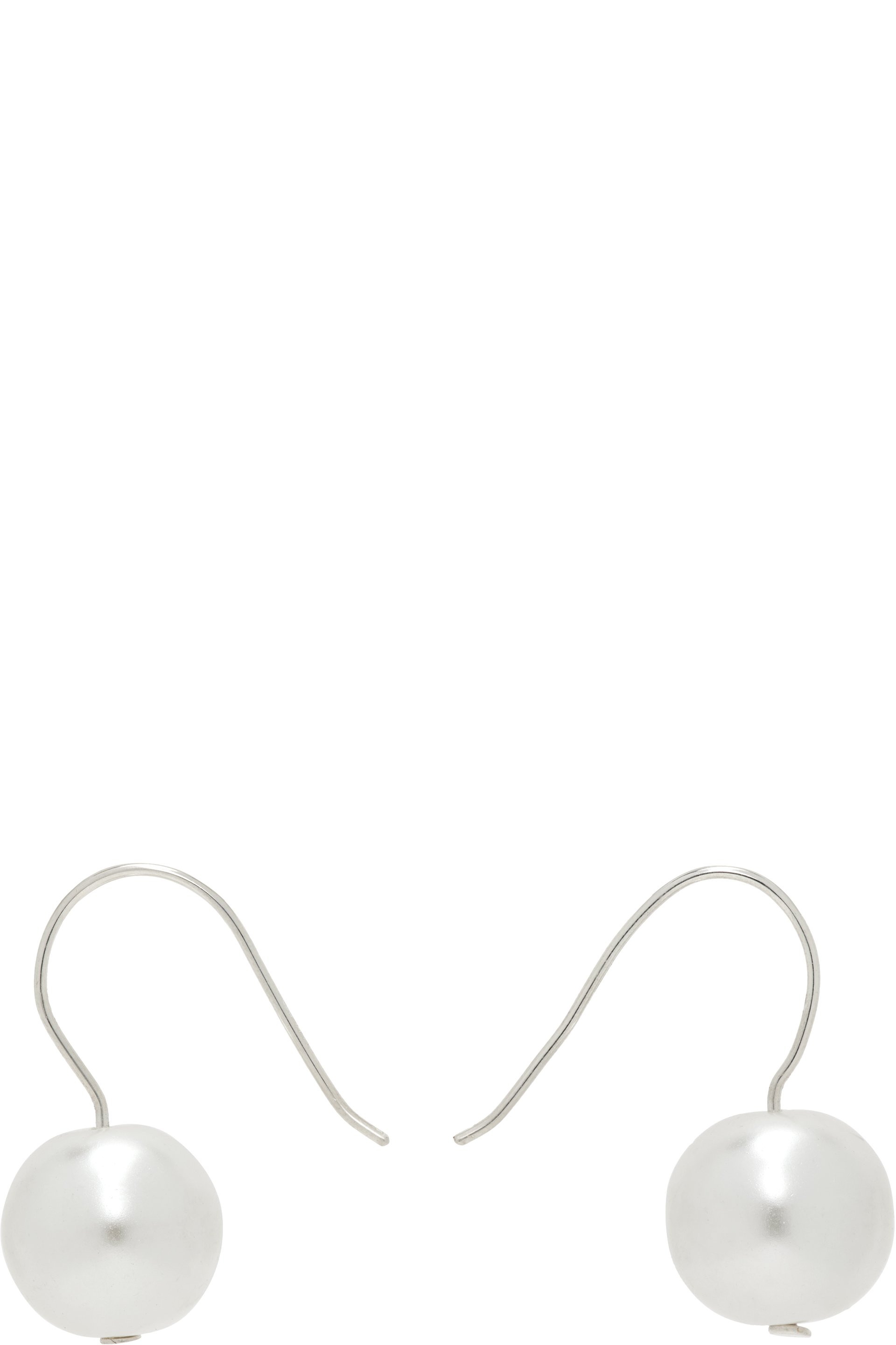 Sophie Buhai - Boucles d'oreilles Iris à perle artificielle