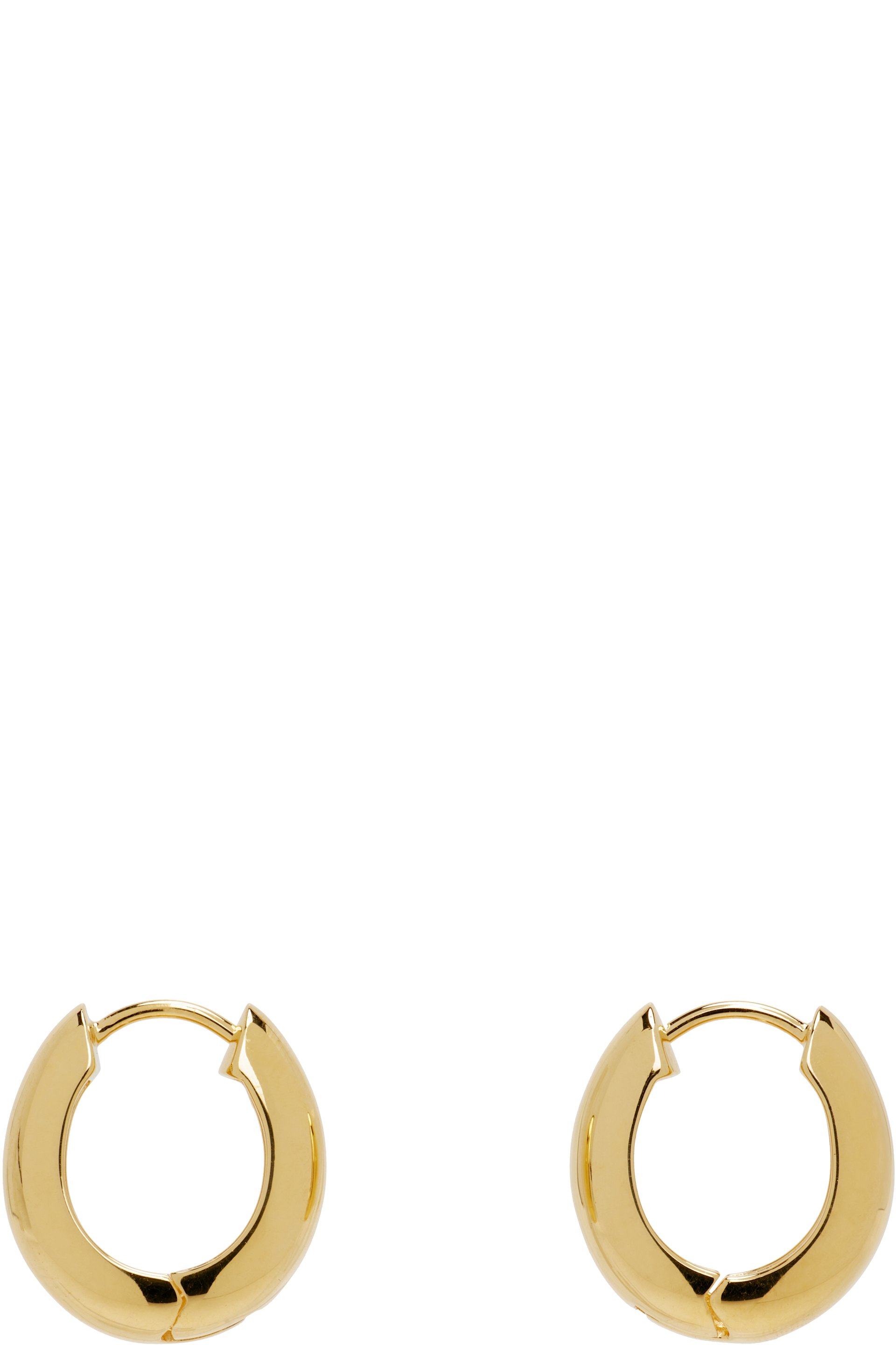 Sophie Buhai - Boucles d'oreilles à anneau fines à charnière