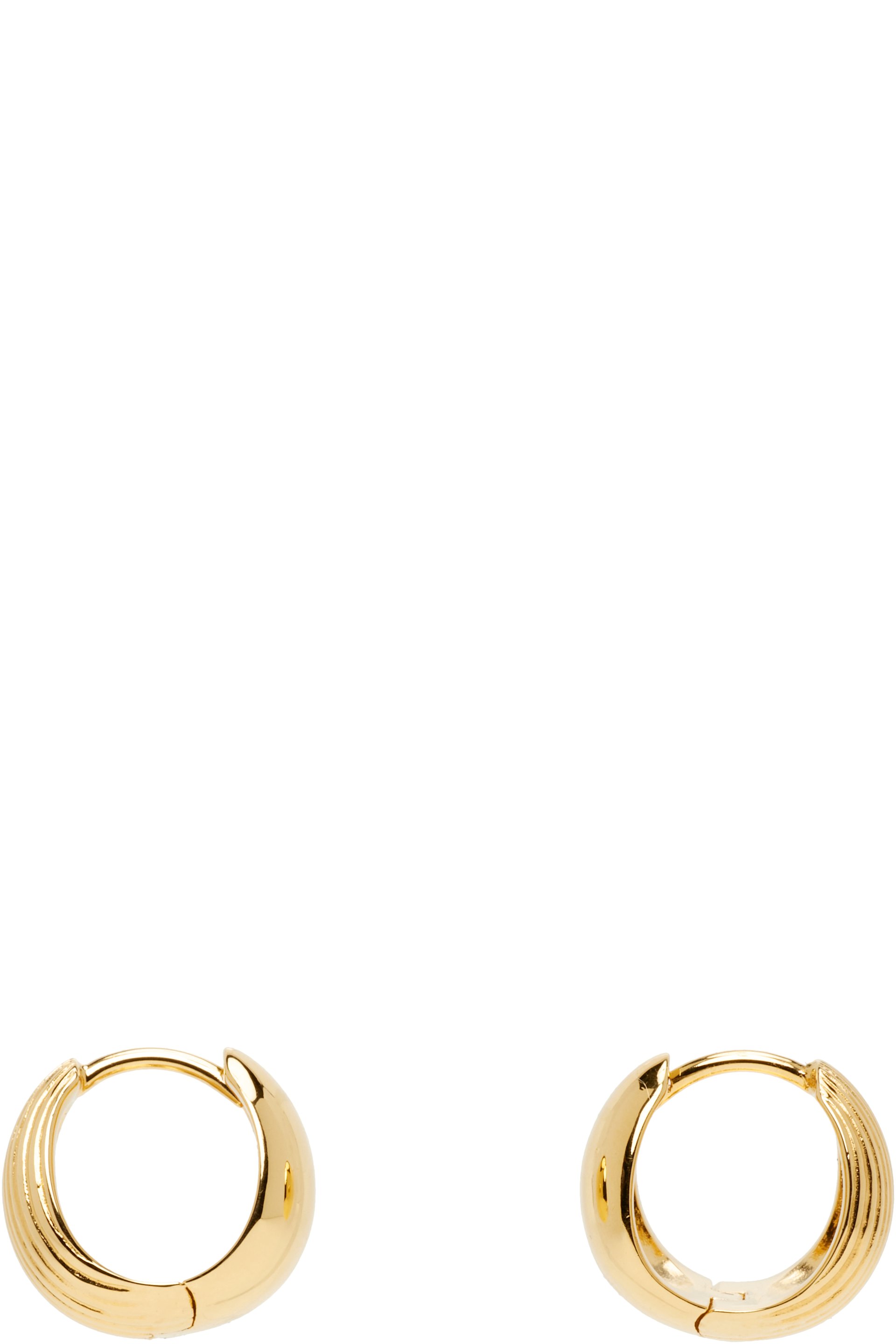 Sophie Buhai - Boucles d'oreilles à anneau inversibles à charnière
