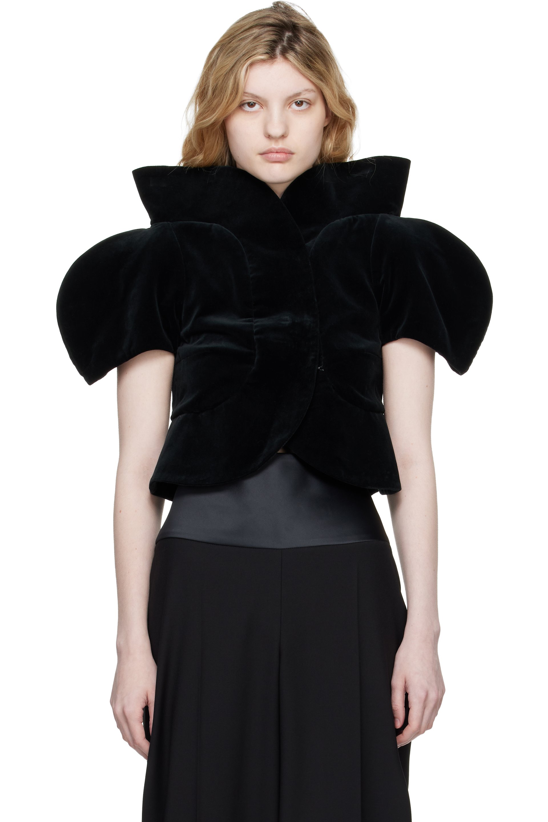 FIDAN NOVRUZOVA - Black Sana Velvet Jacket