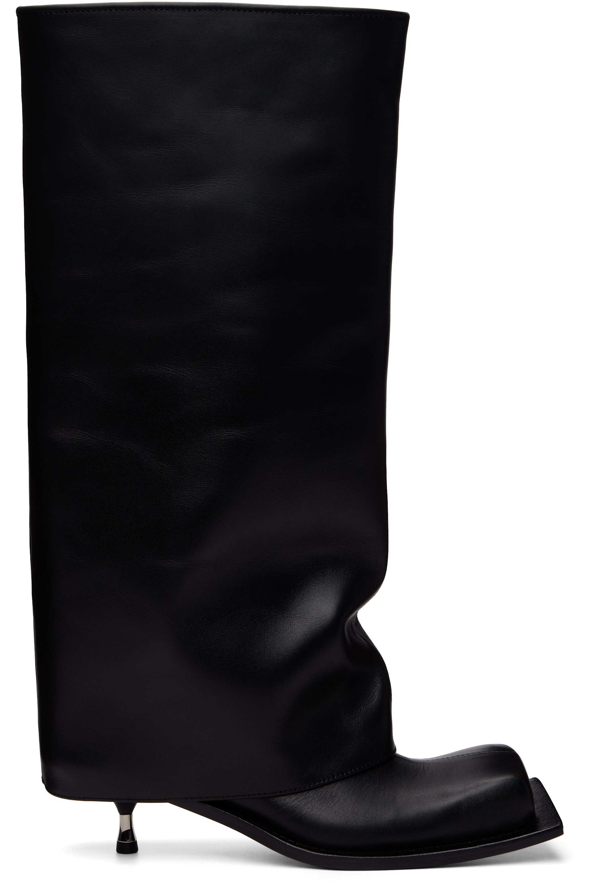 FIDAN NOVRUZOVA - Black Iman Kitten Heel Tall Boots