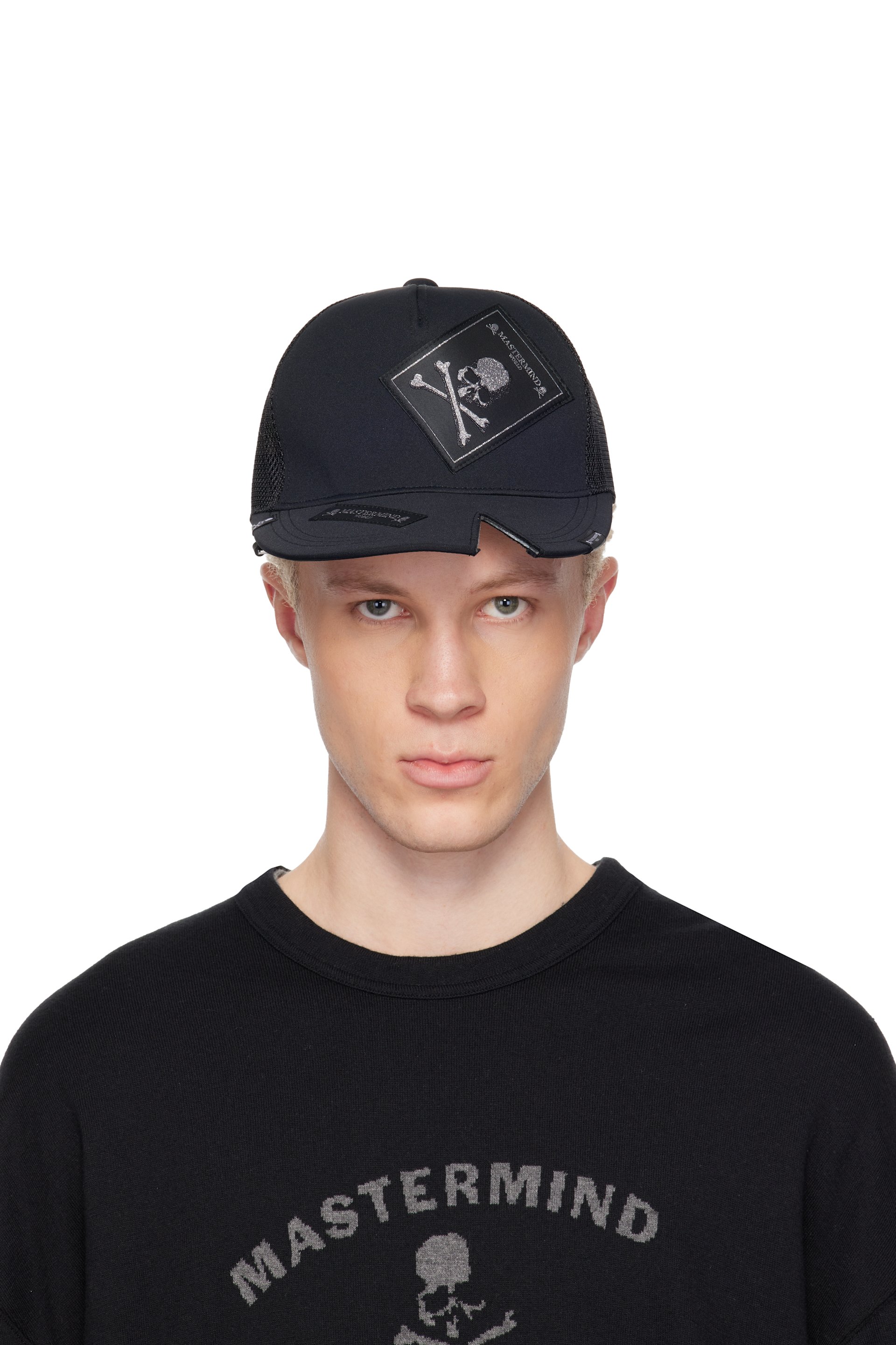 MASTERMIND WORLD - Black MW Tagged Cap