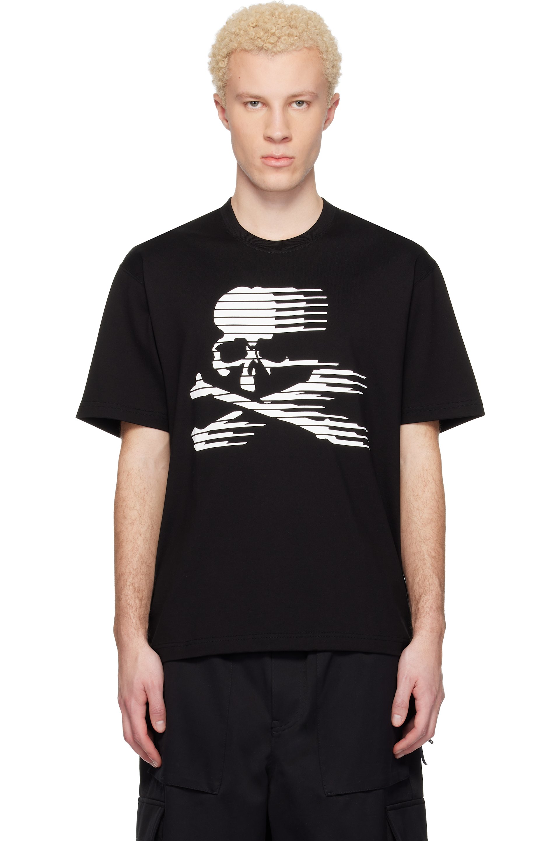 MASTERMIND WORLD - Black MW Motion Skull SS T-shirt