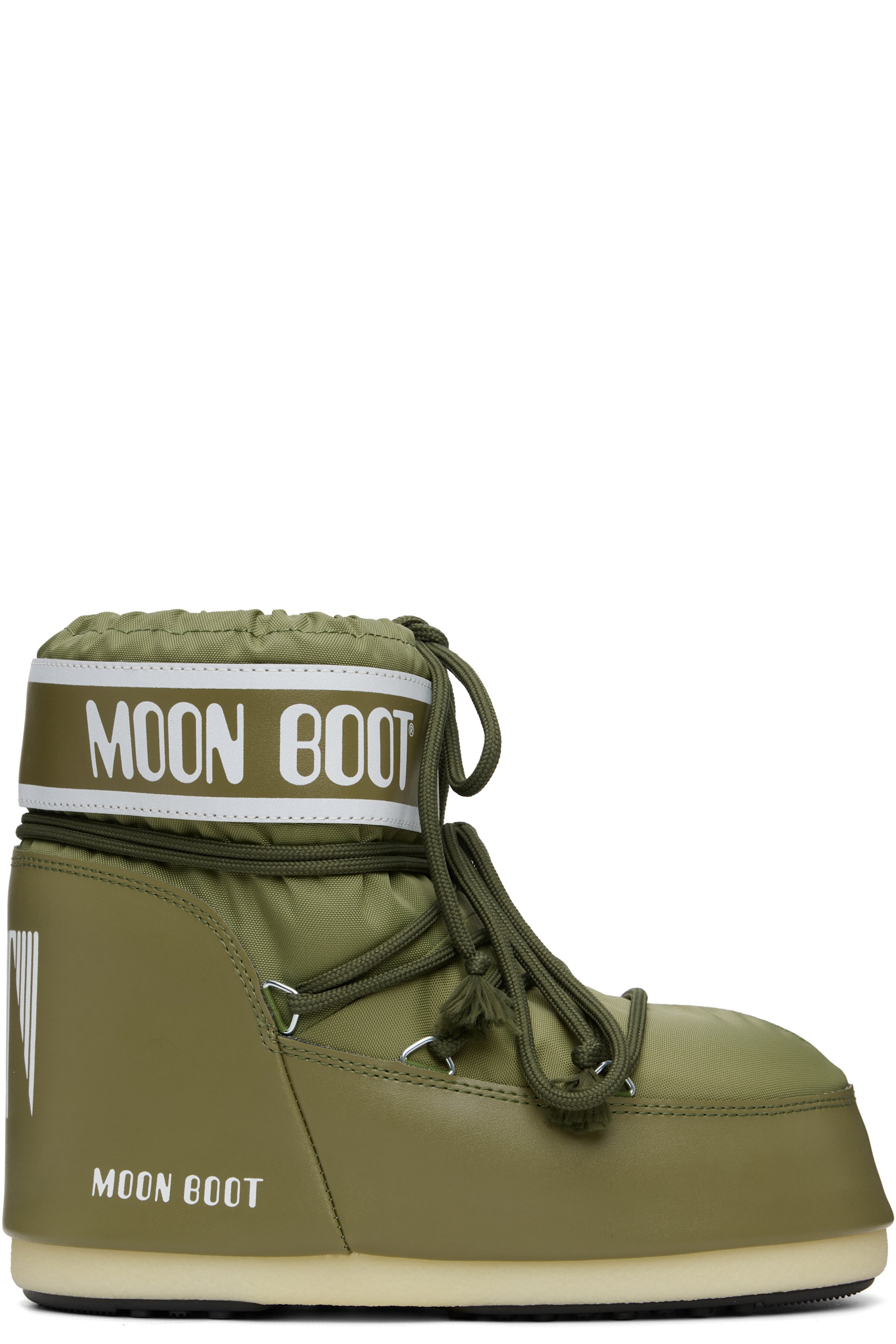 Moon Boot - 卡其色 Icon Low Nylon 踝靴
