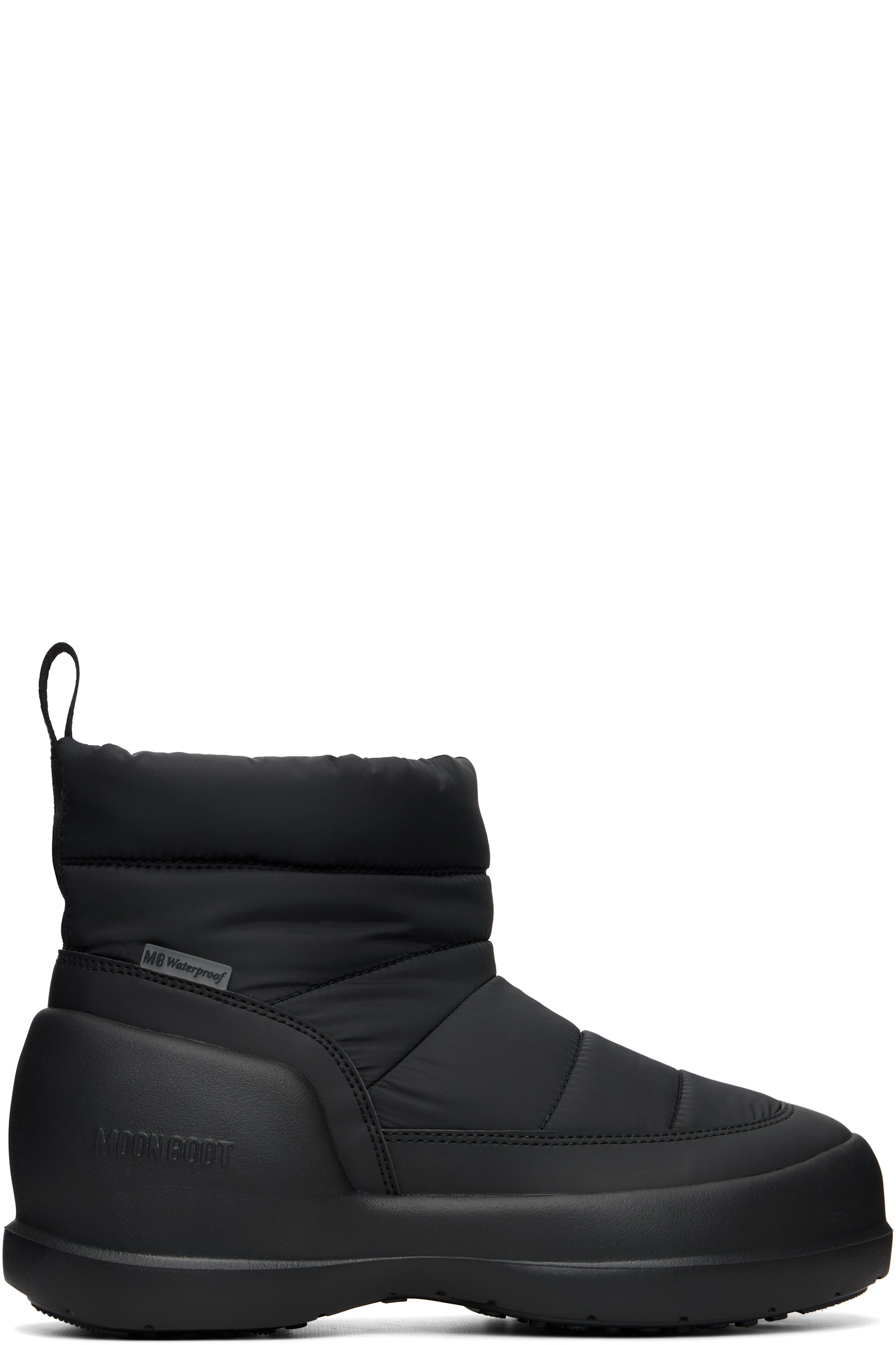 Moon Boot - Black Mezzaluna Puffy Boots