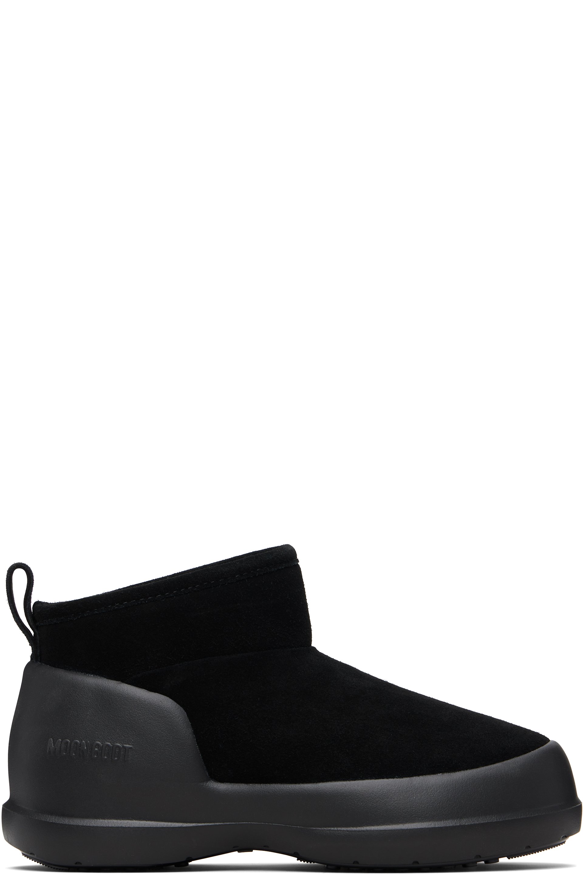 Moon Boot - Black Mezzaluna Suede Low Boots
