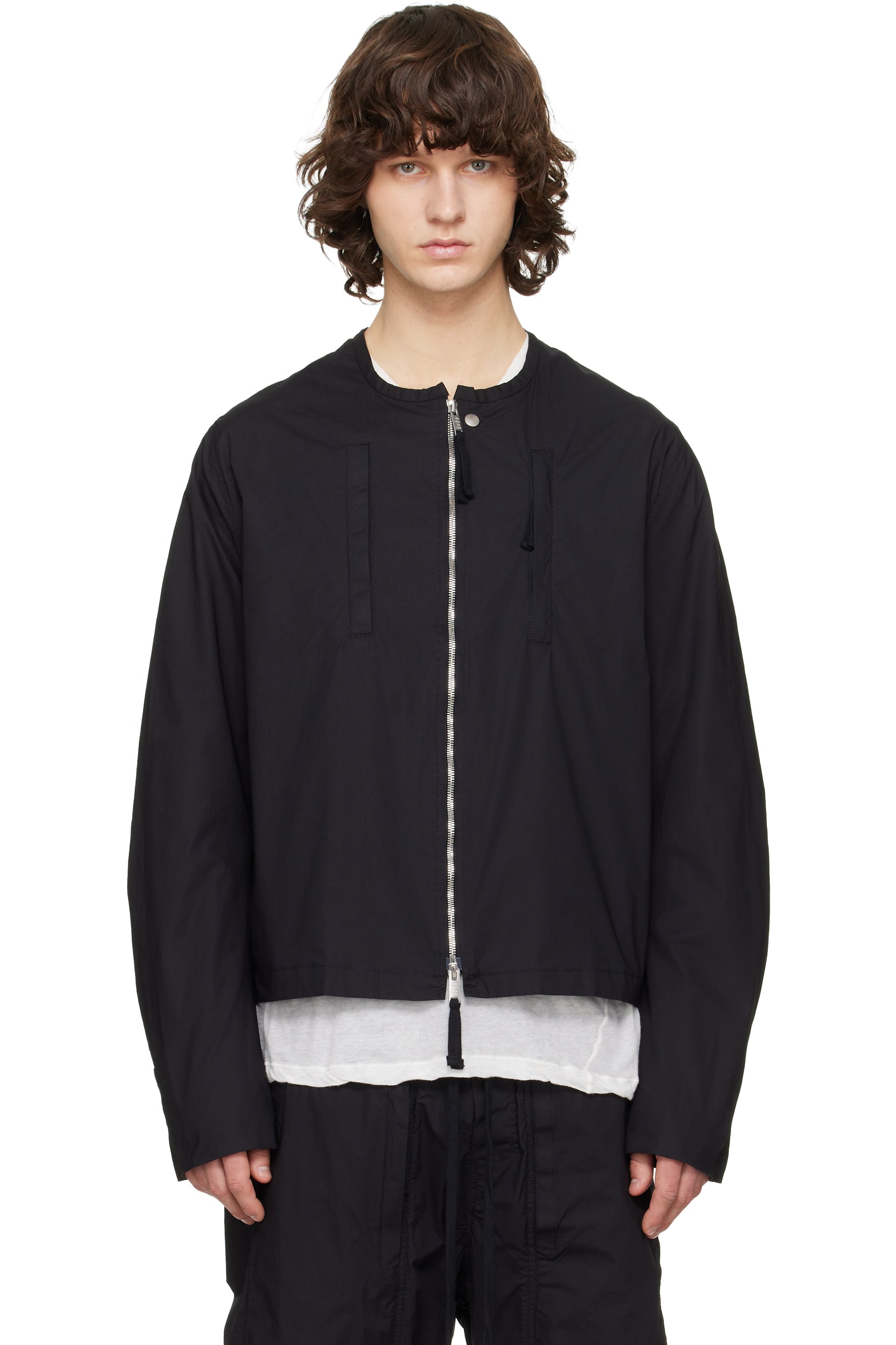 thom/krom - Black Bomber Jacket