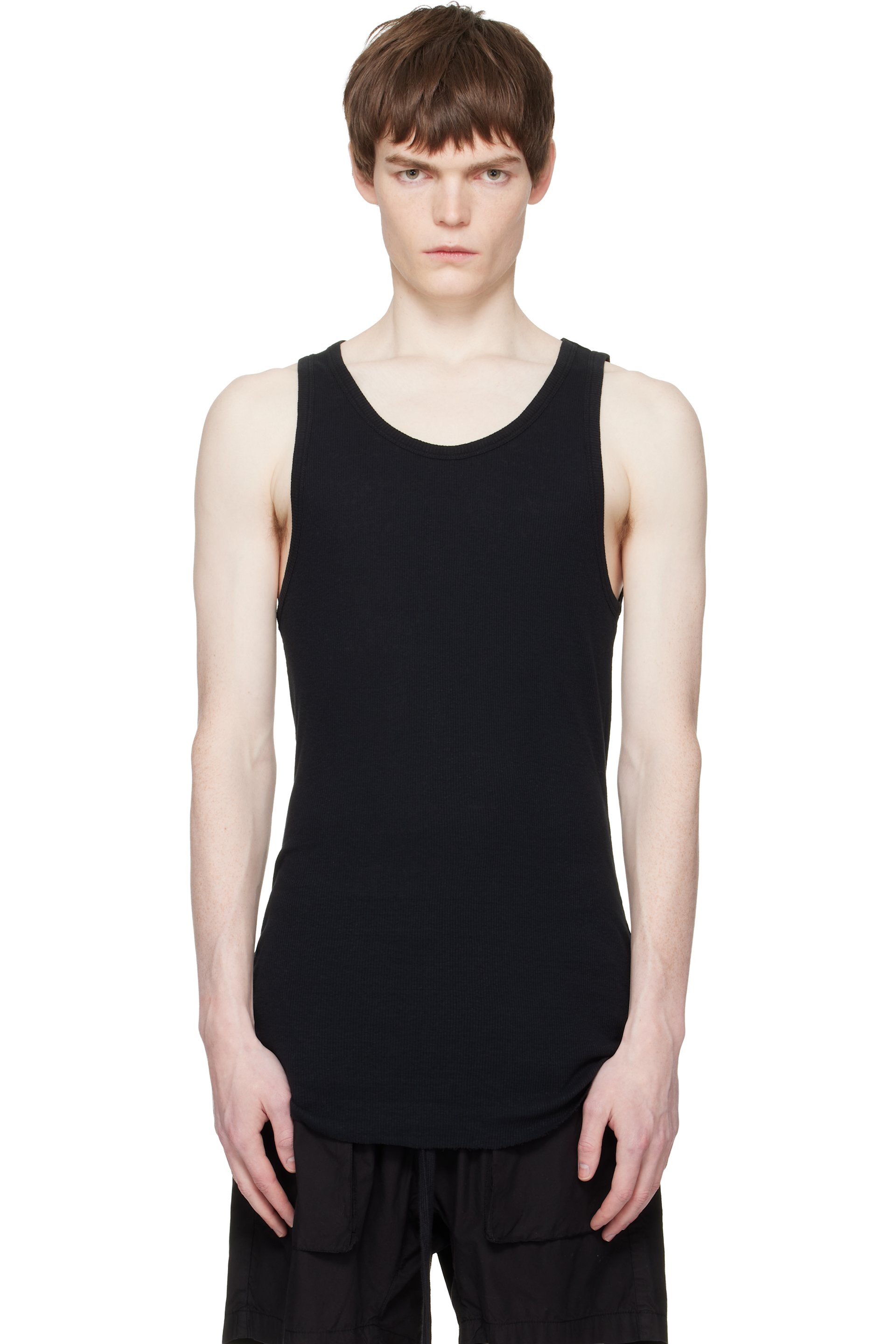 thom/krom - Black M TS 947 Tank Top