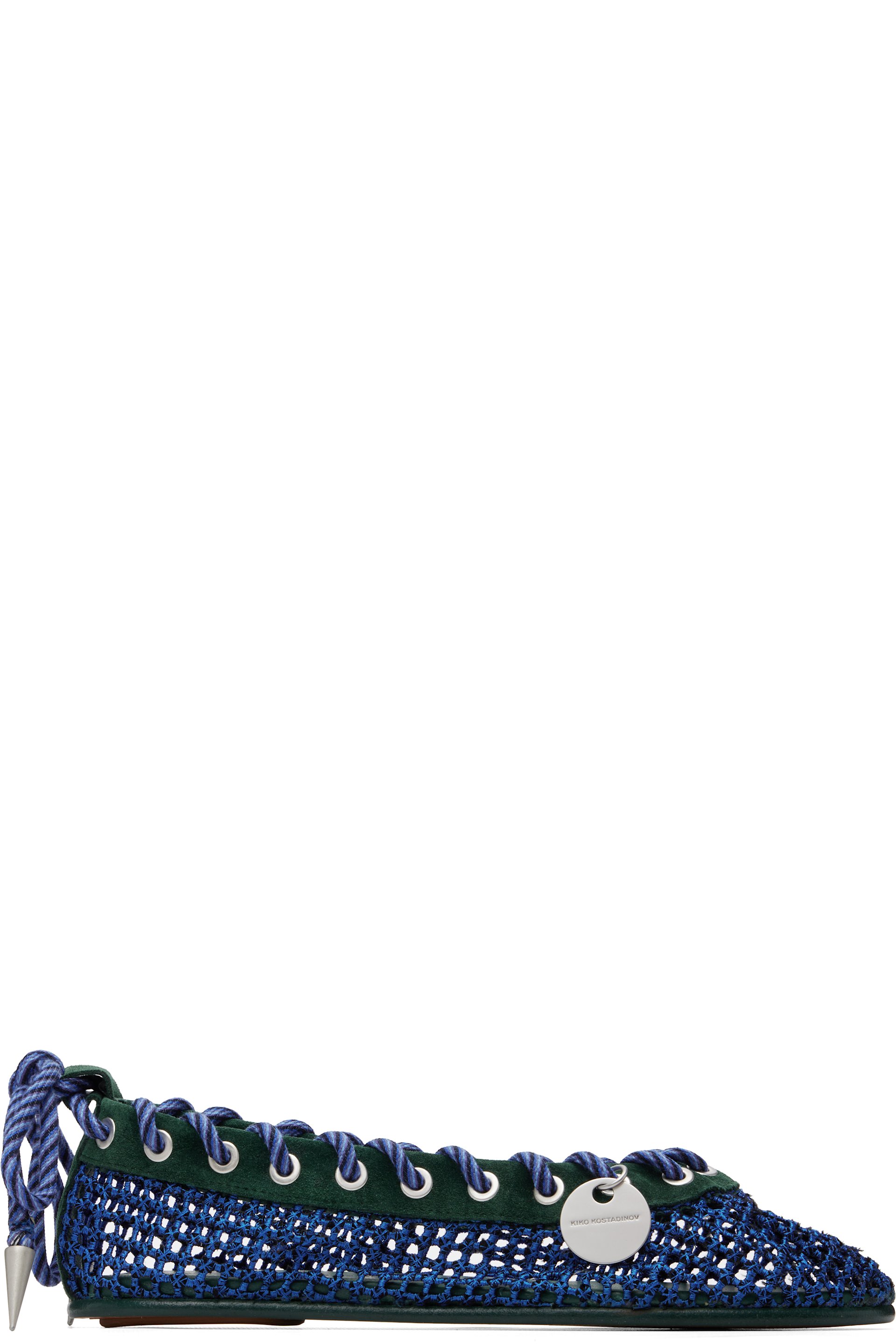 Kiko Kostadinov - Ballerines Reticella bleues
