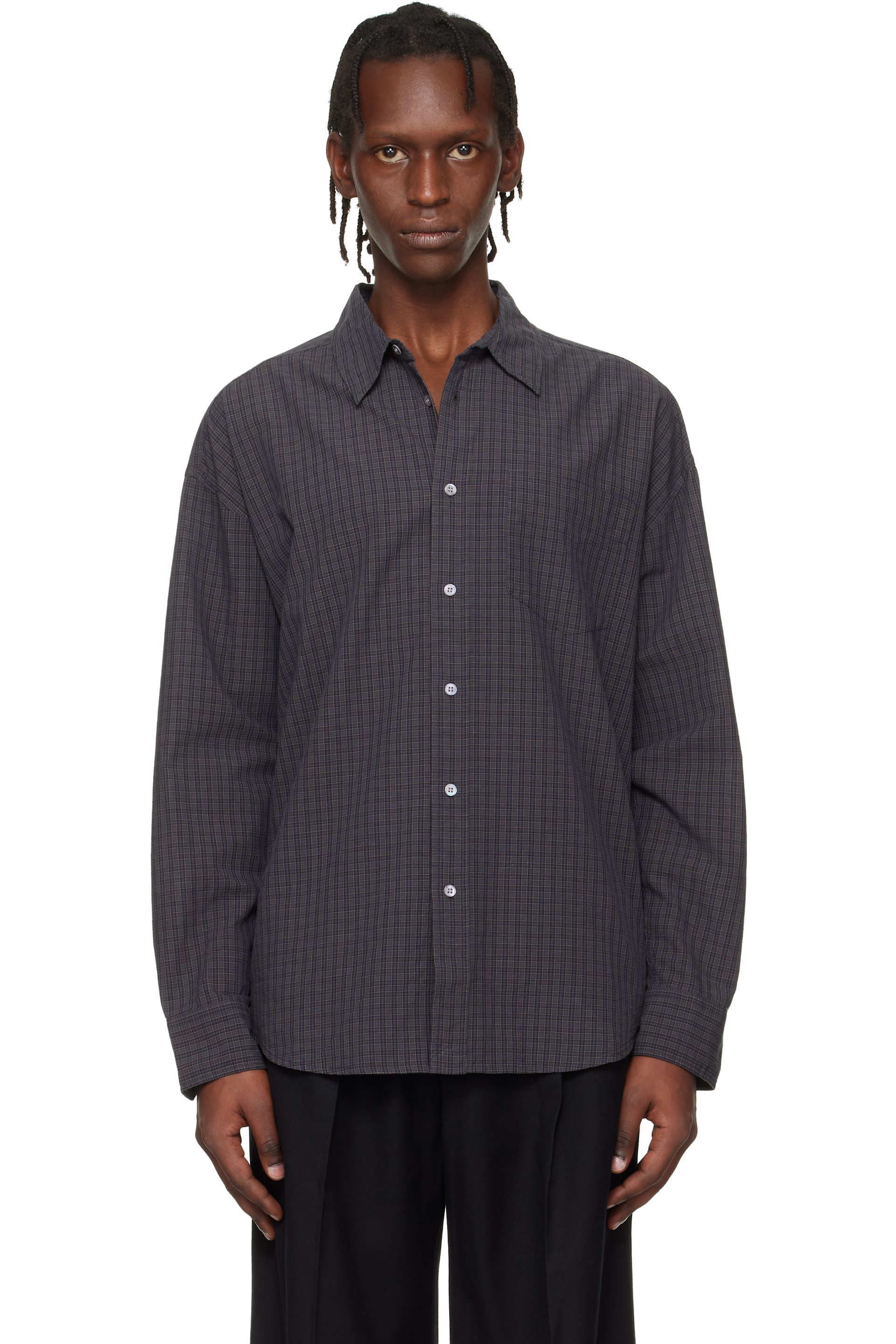 HOPE - Chemise ample grise