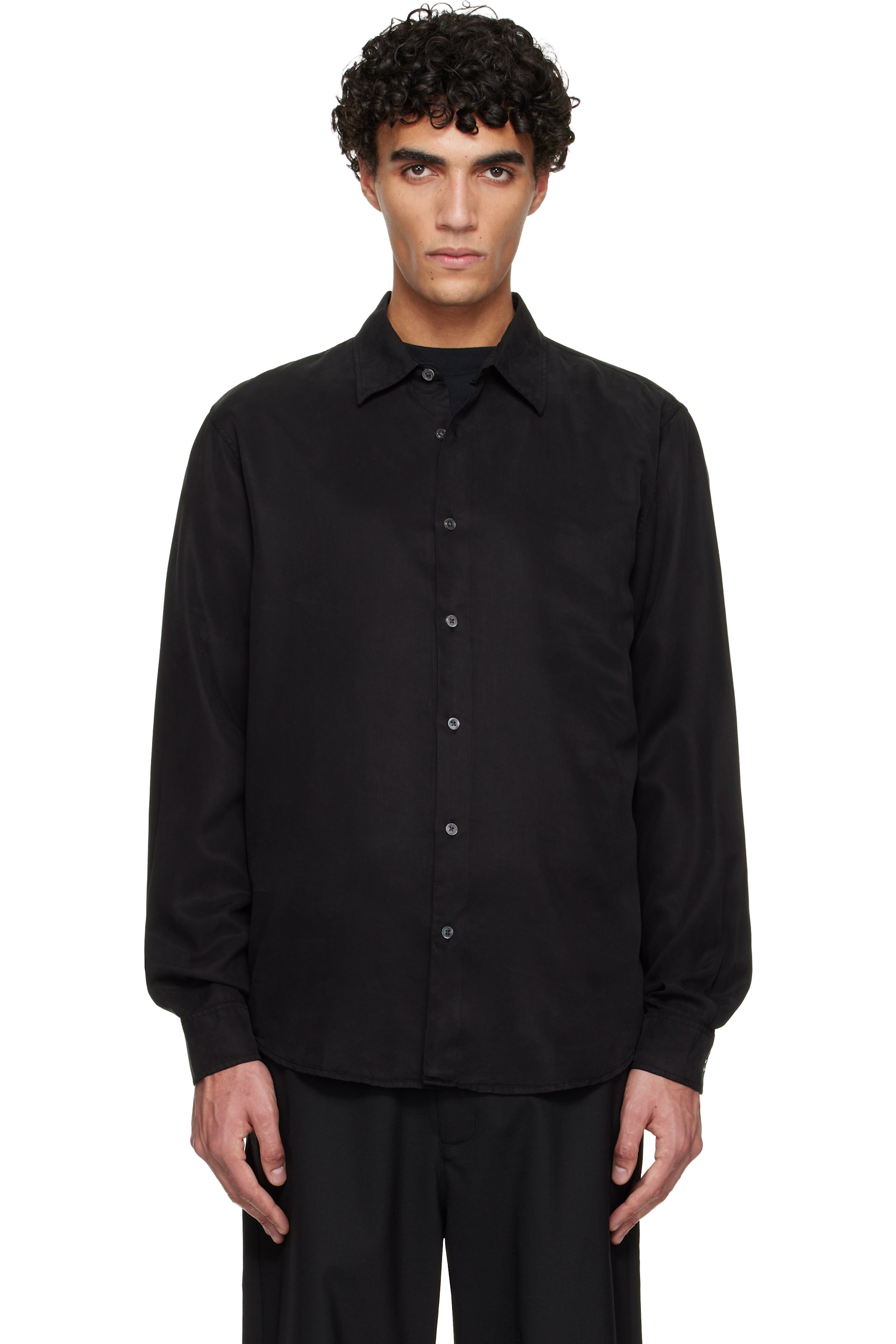 HOPE - Chemise noire à coupe classique