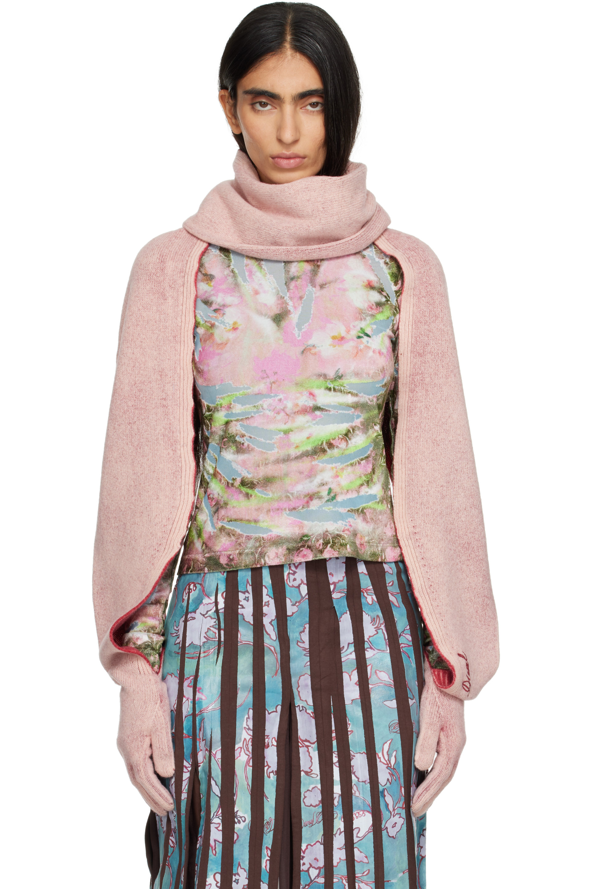 Diesel - Pink K-Evin Hybrid Gloves