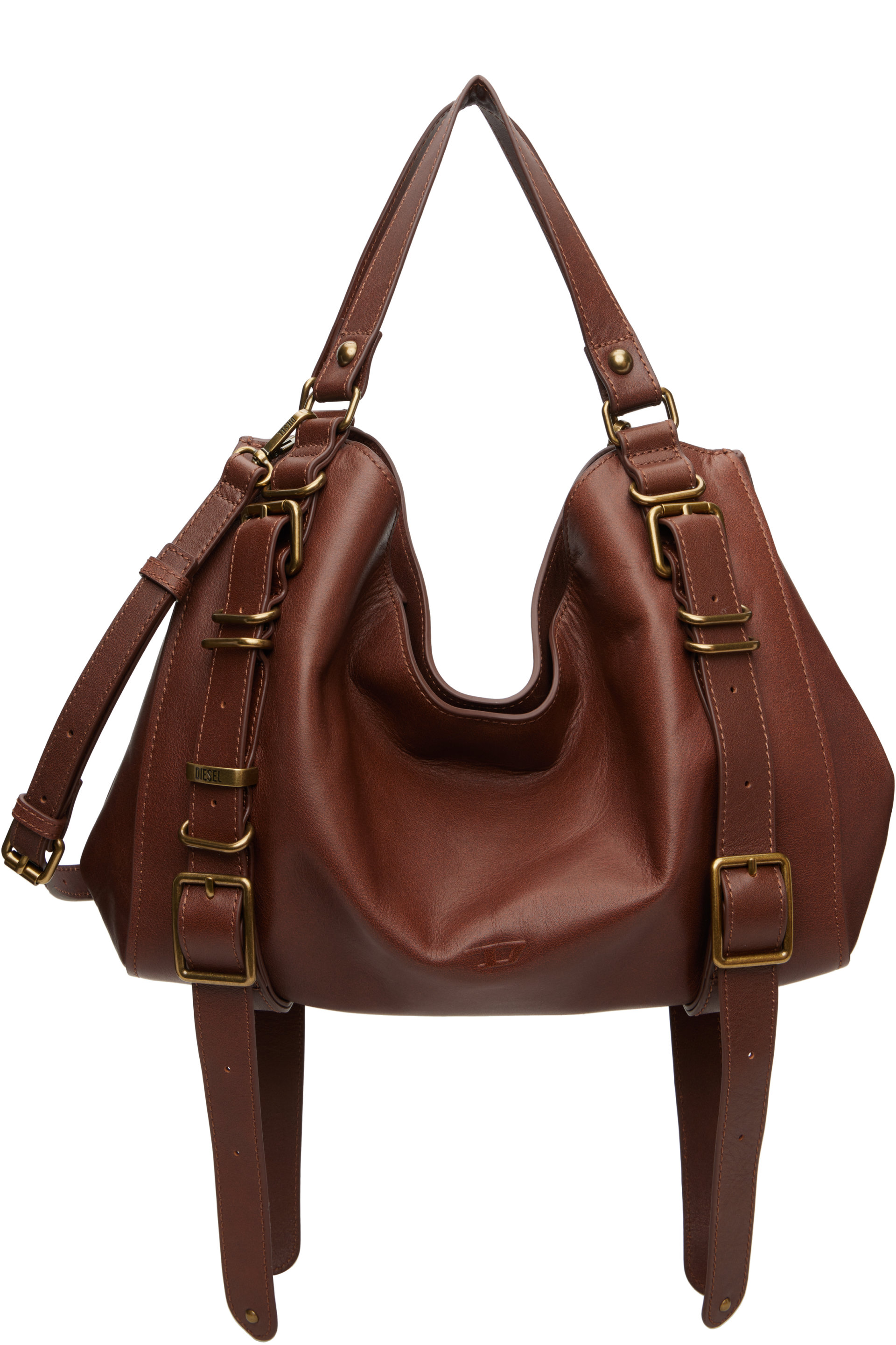 Diesel - Brown D-One Medium Top-Handle Bag