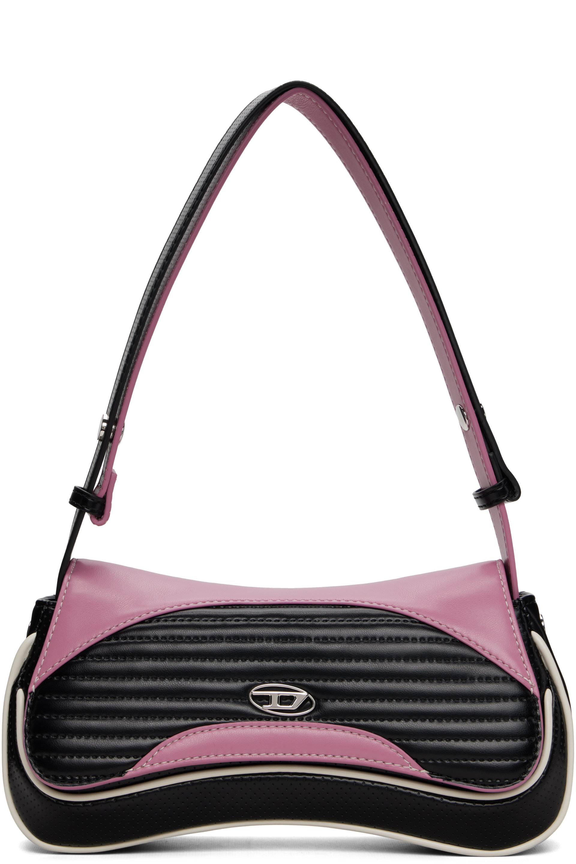 Diesel - Black & Pink Play Clutch Bag