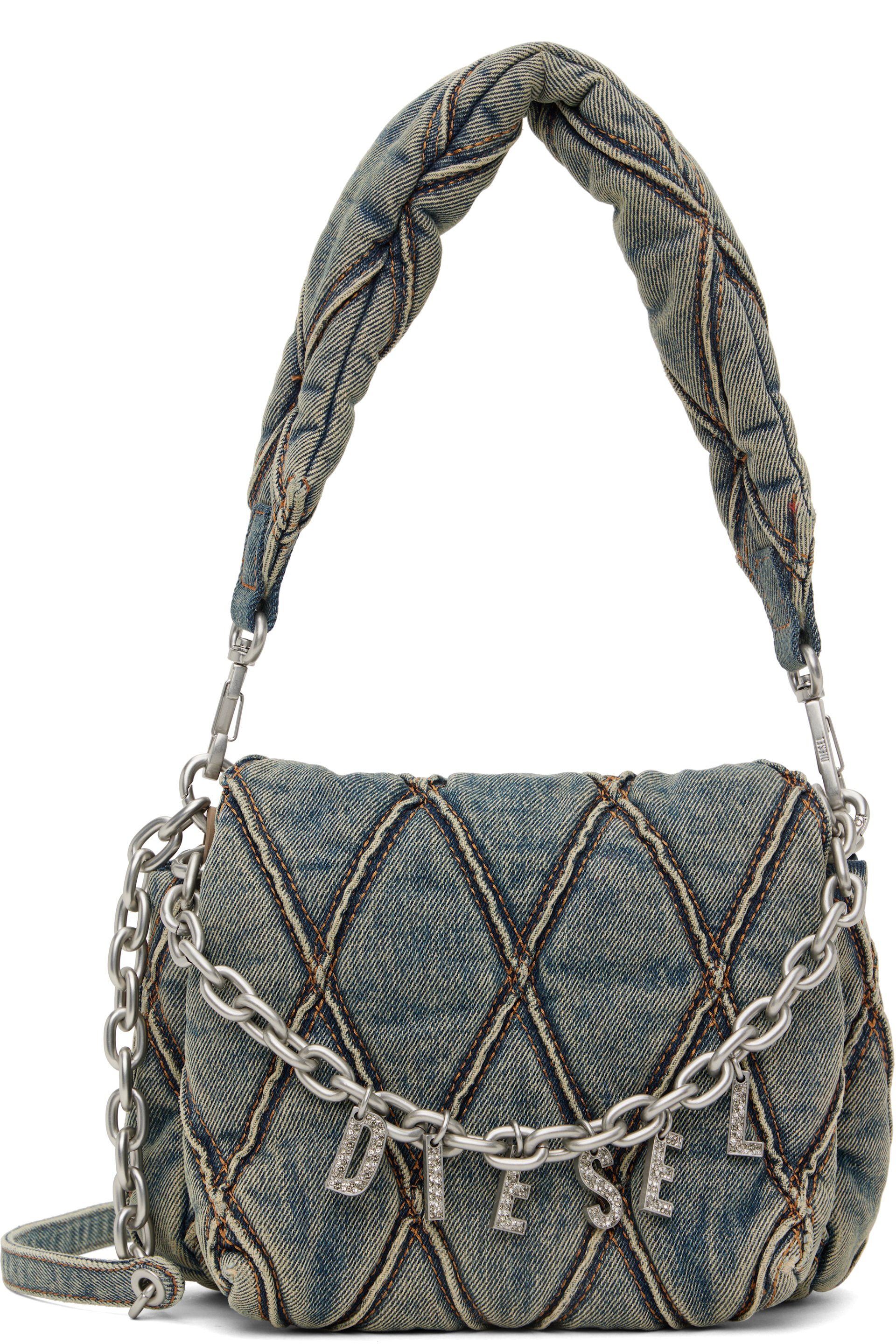 Diesel - Blue Charm-D-Small Shoulder Bag